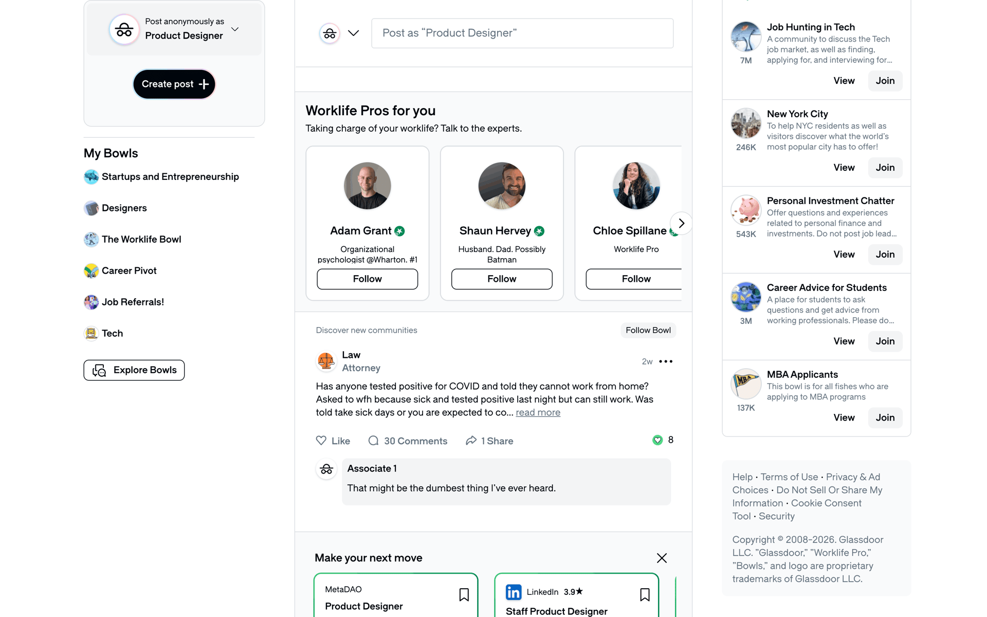 Glassdoor Web Business interface screenshot 18