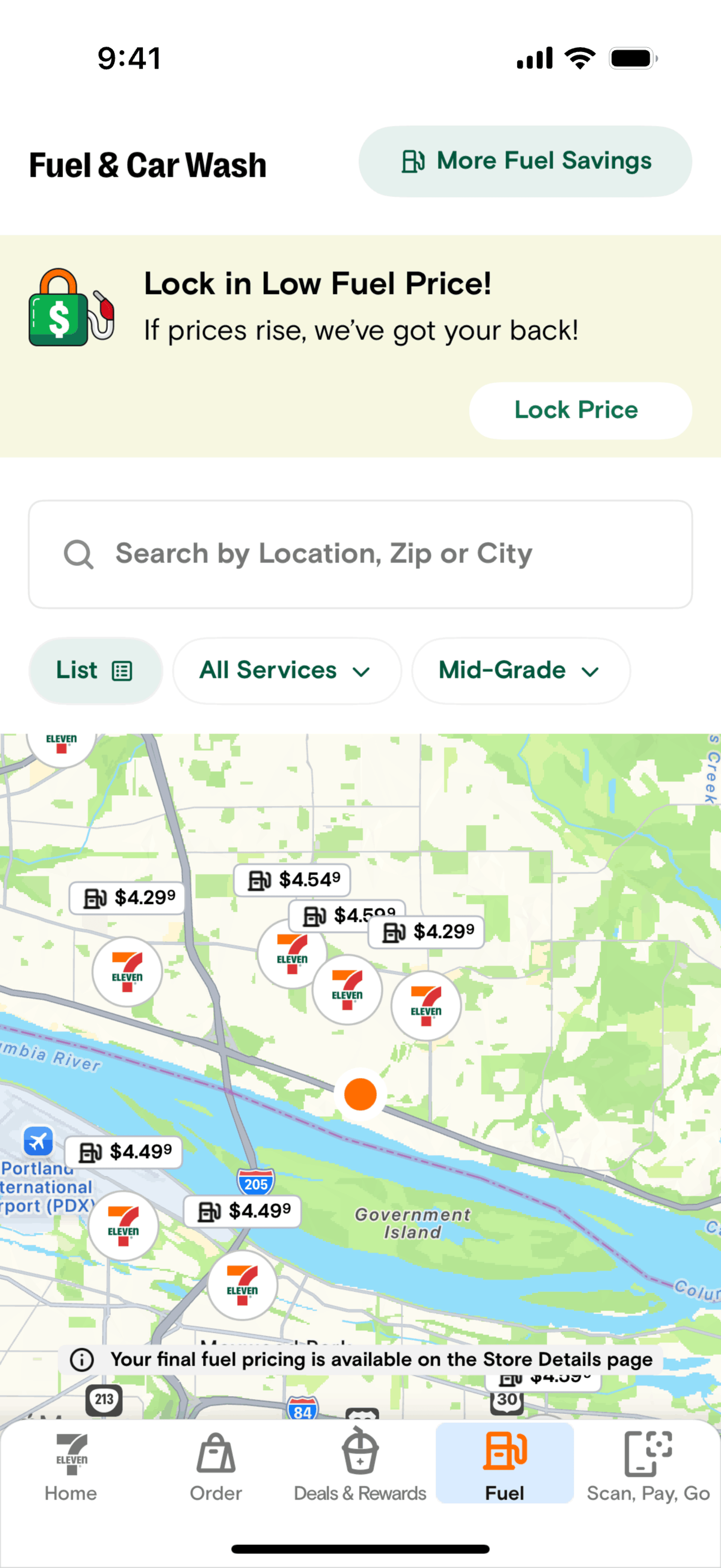 7-Eleven iOS Food & Drink interface screenshot 18