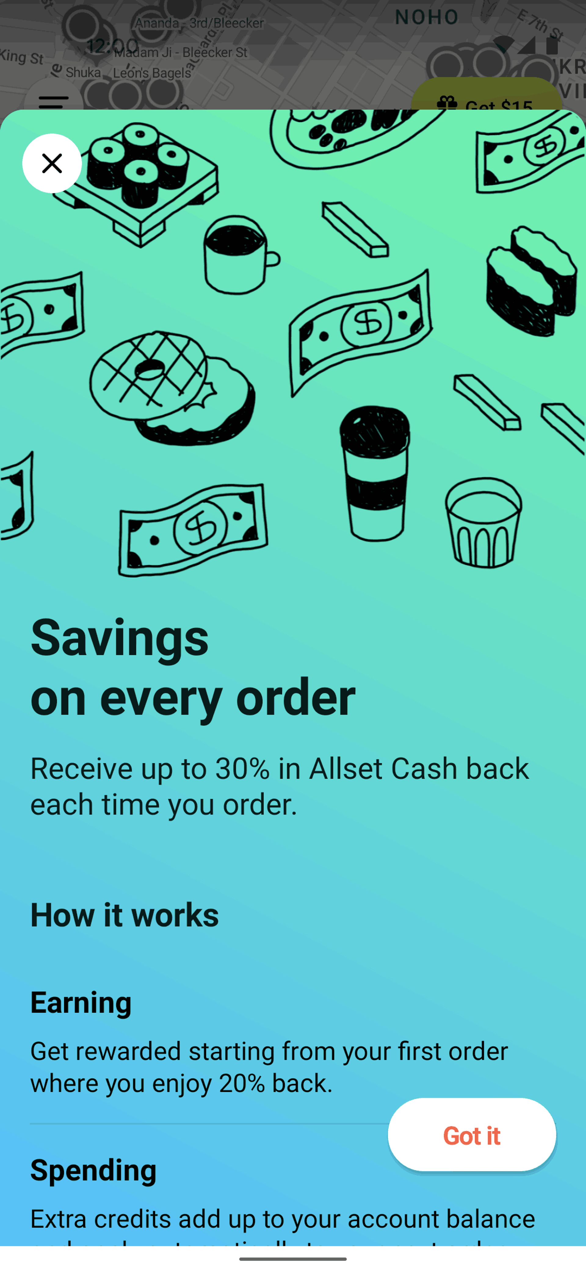 Allset Android Food & Drink interface screenshot 8