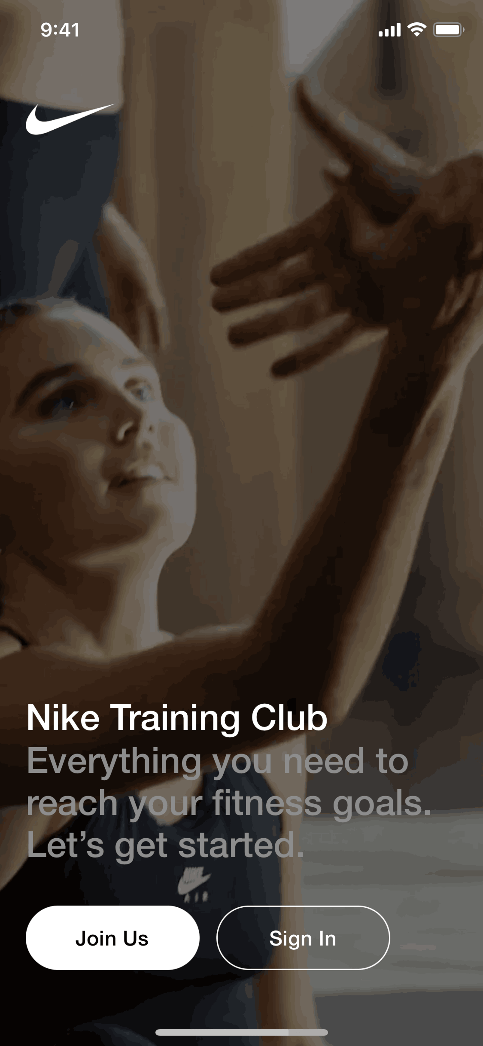 Nike Training Club iOS Health & Fitness interface screenshot 7