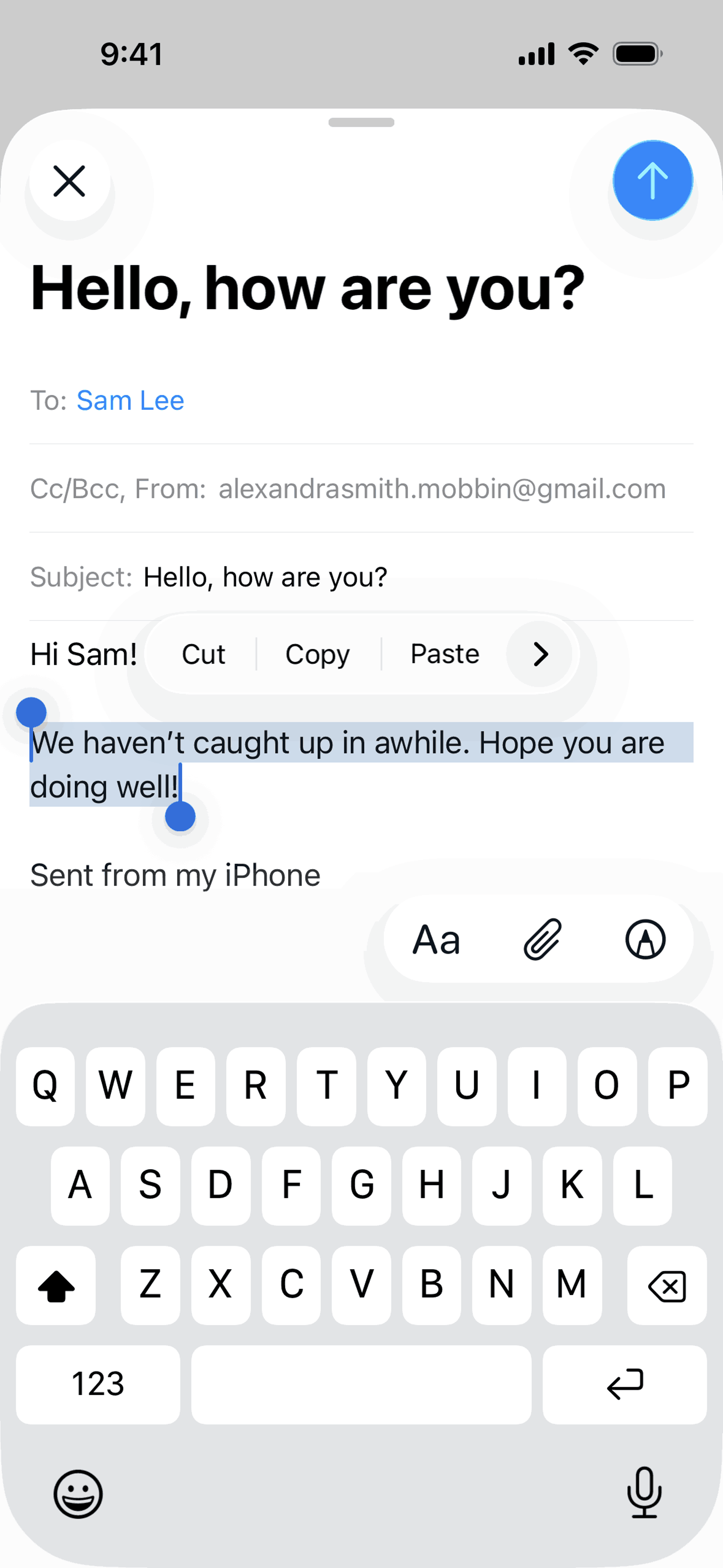 Apple Mail iOS Productivity interface screenshot 21