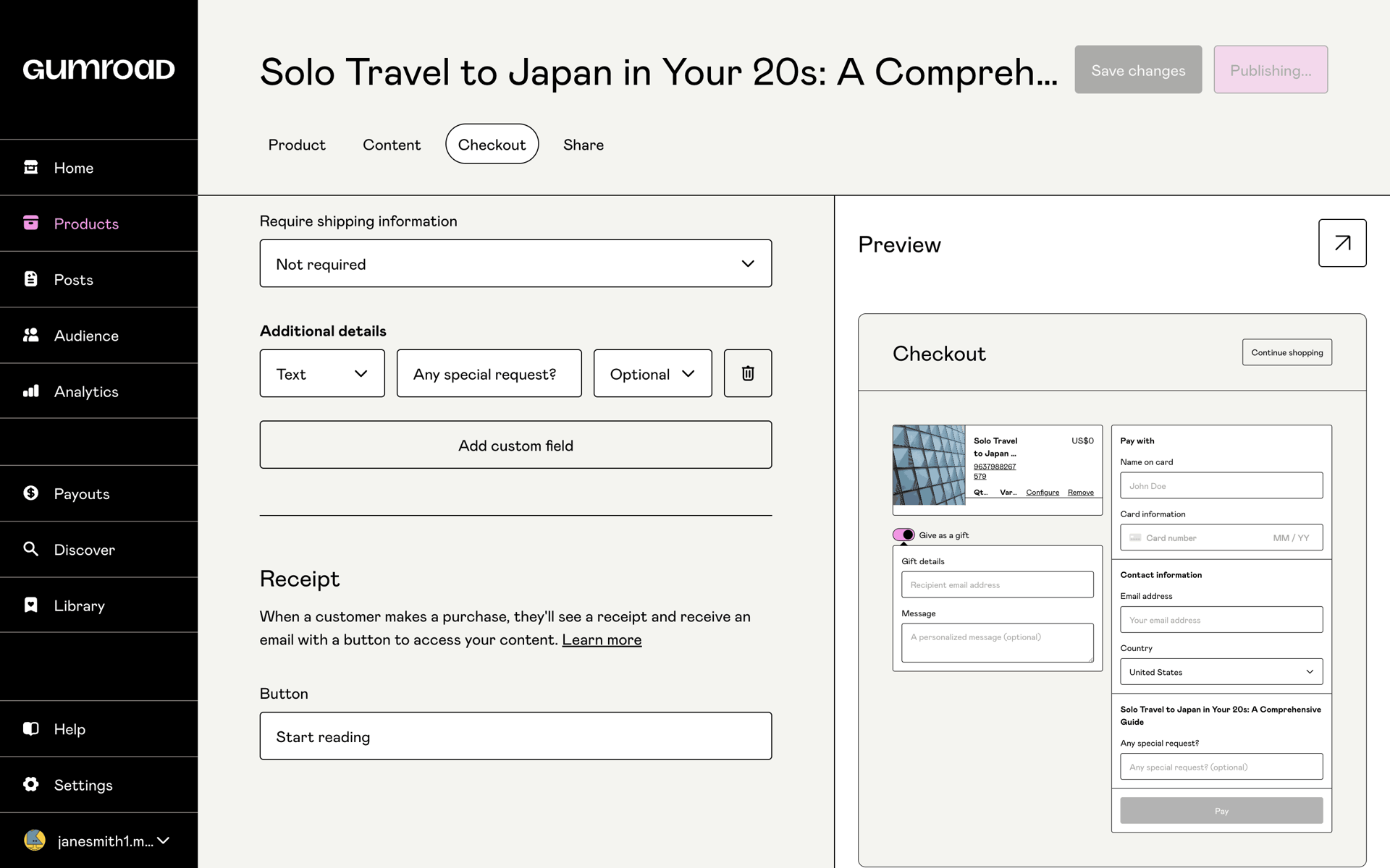 Gumroad Web Utilities interface screenshot 6