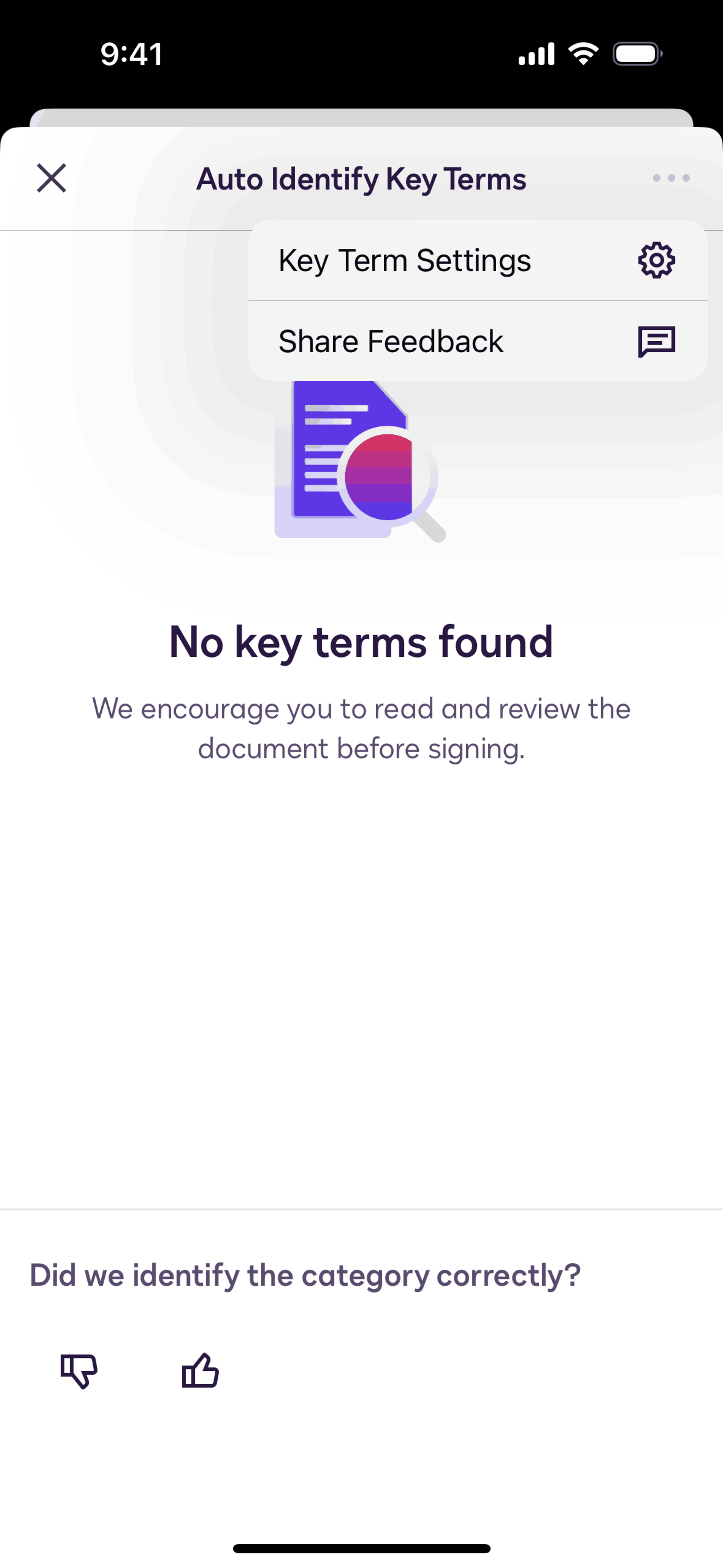Docusign iOS Productivity interface screenshot 17