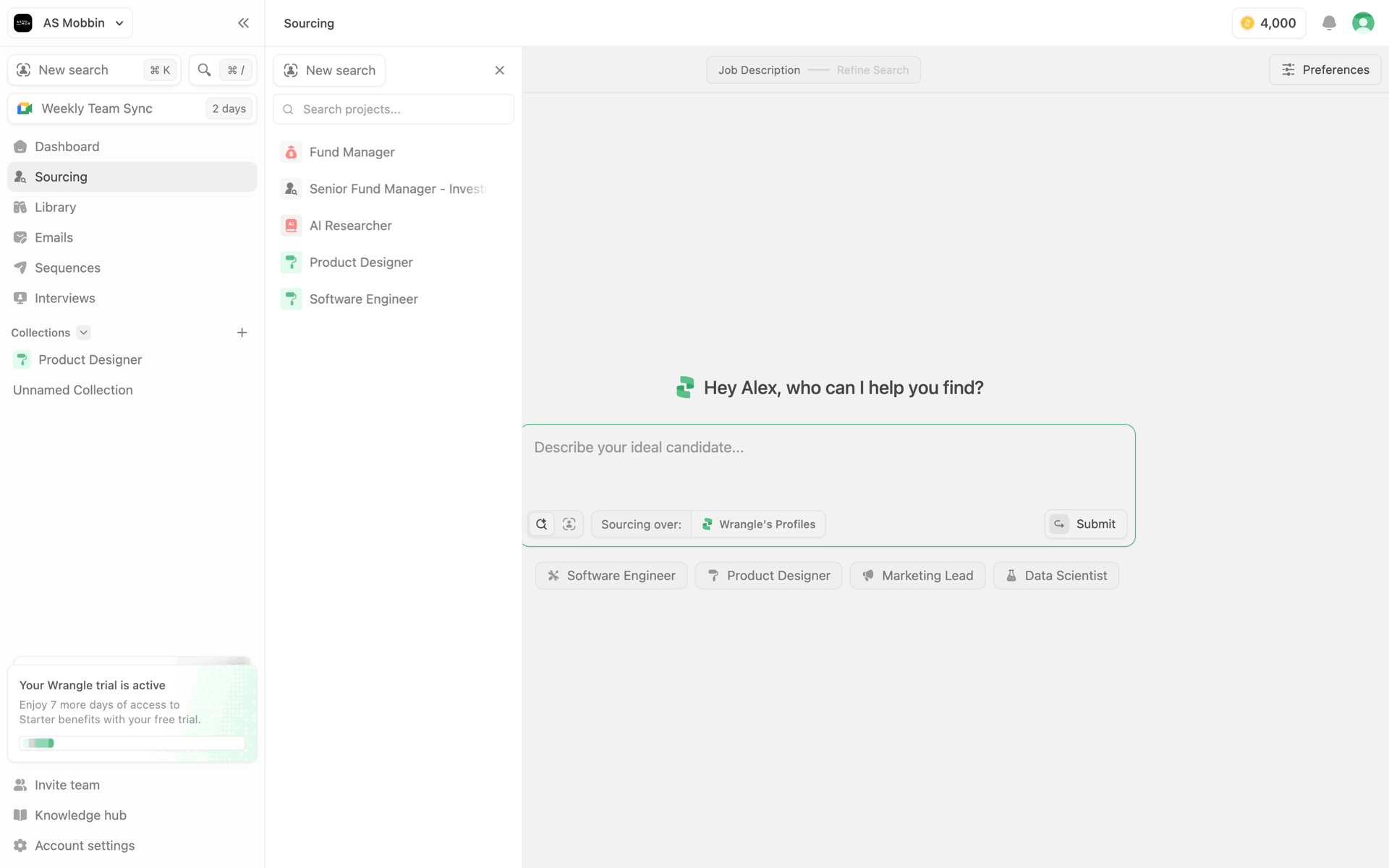 Wrangle Web AI interface screenshot 22