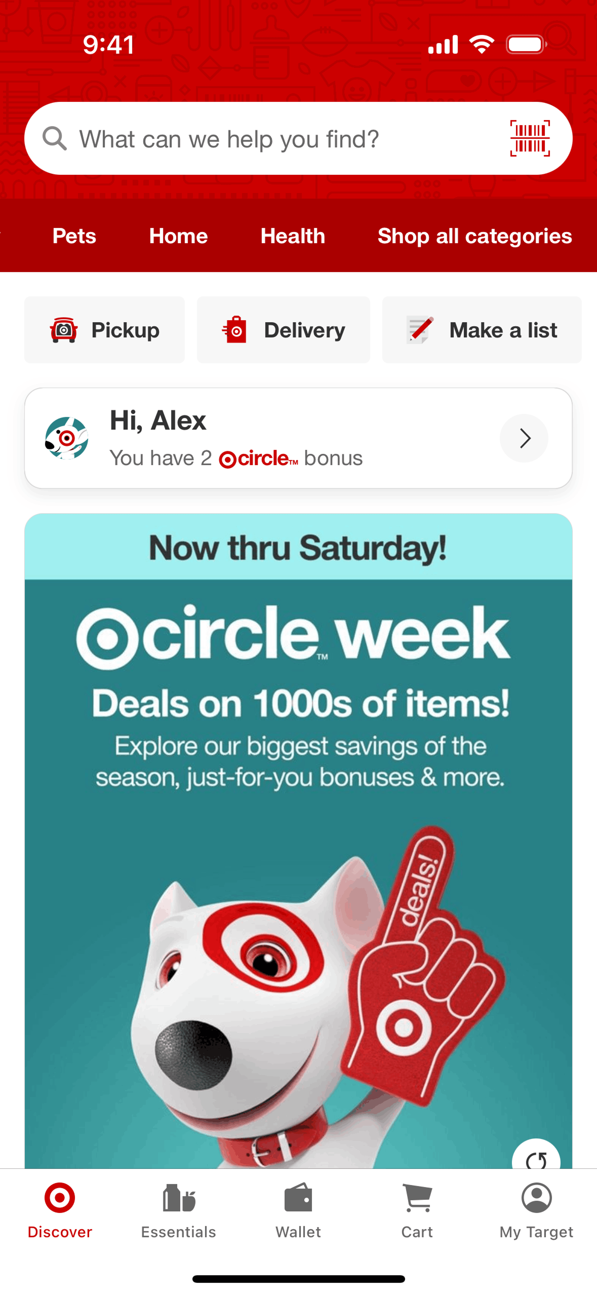 Target iOS Shopping interface screenshot 24