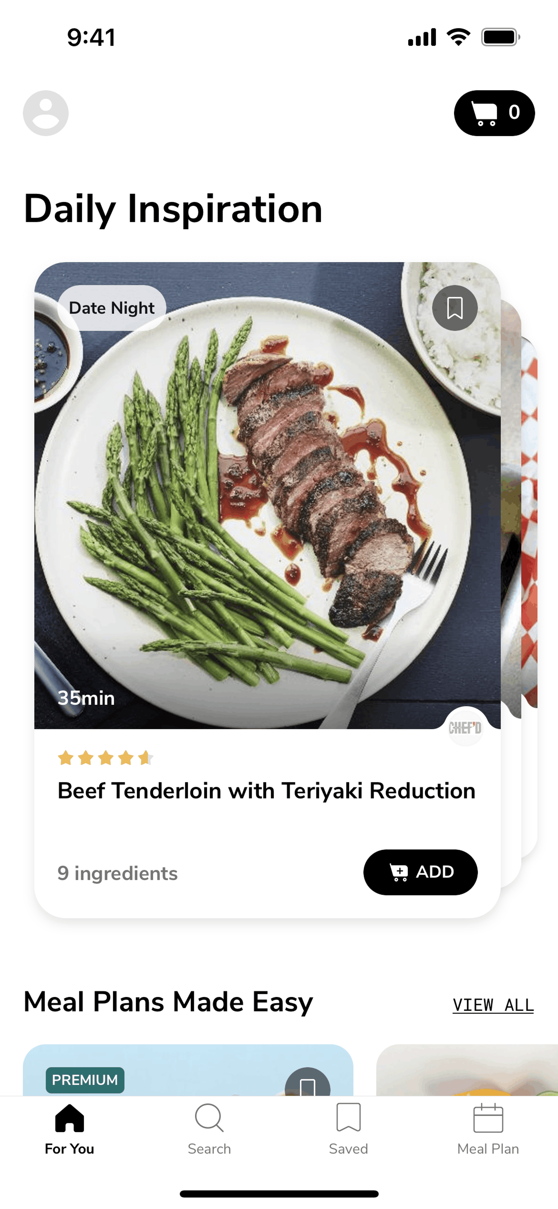 SideChef iOS Food & Drink interface screenshot 23