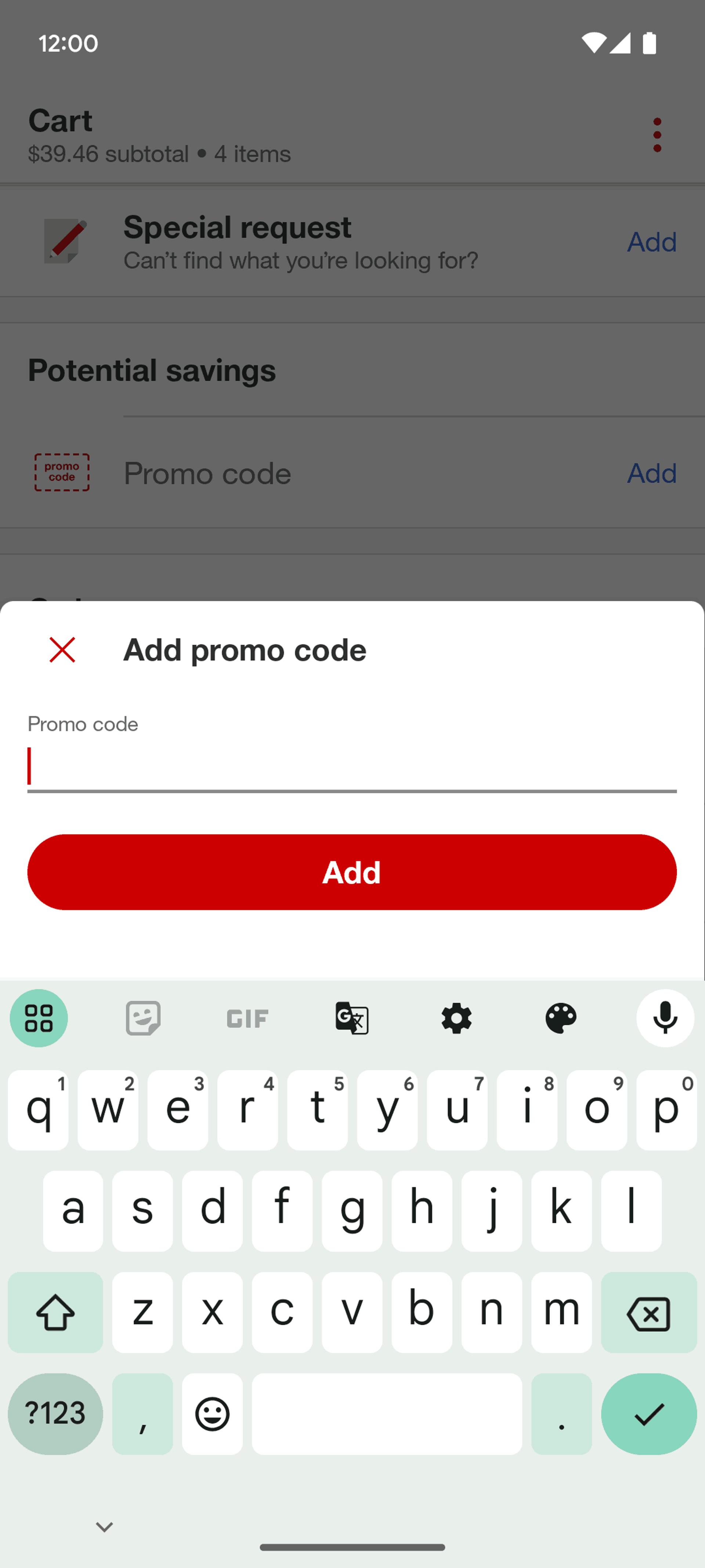 Target Android Shopping interface screenshot 15