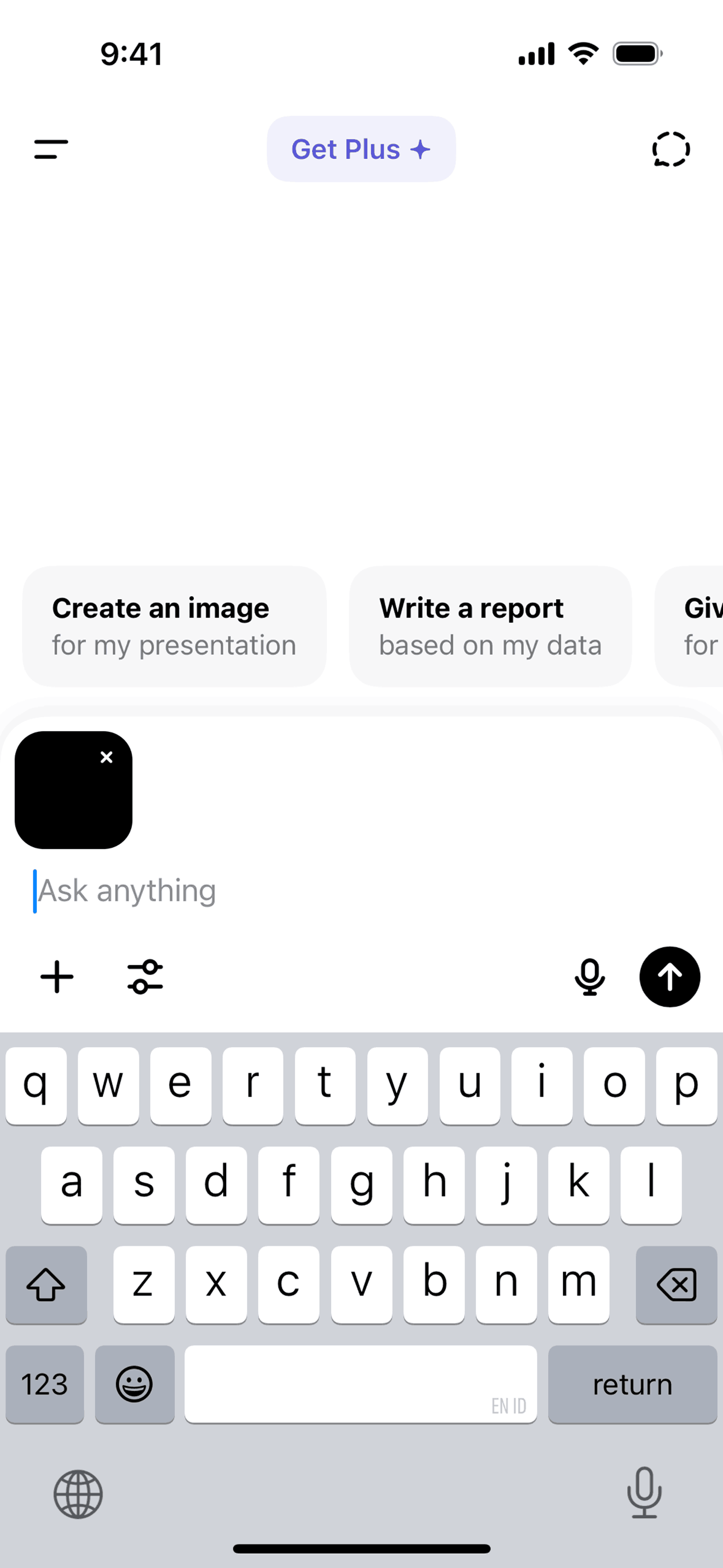 ChatGPT iOS AI interface screenshot 14