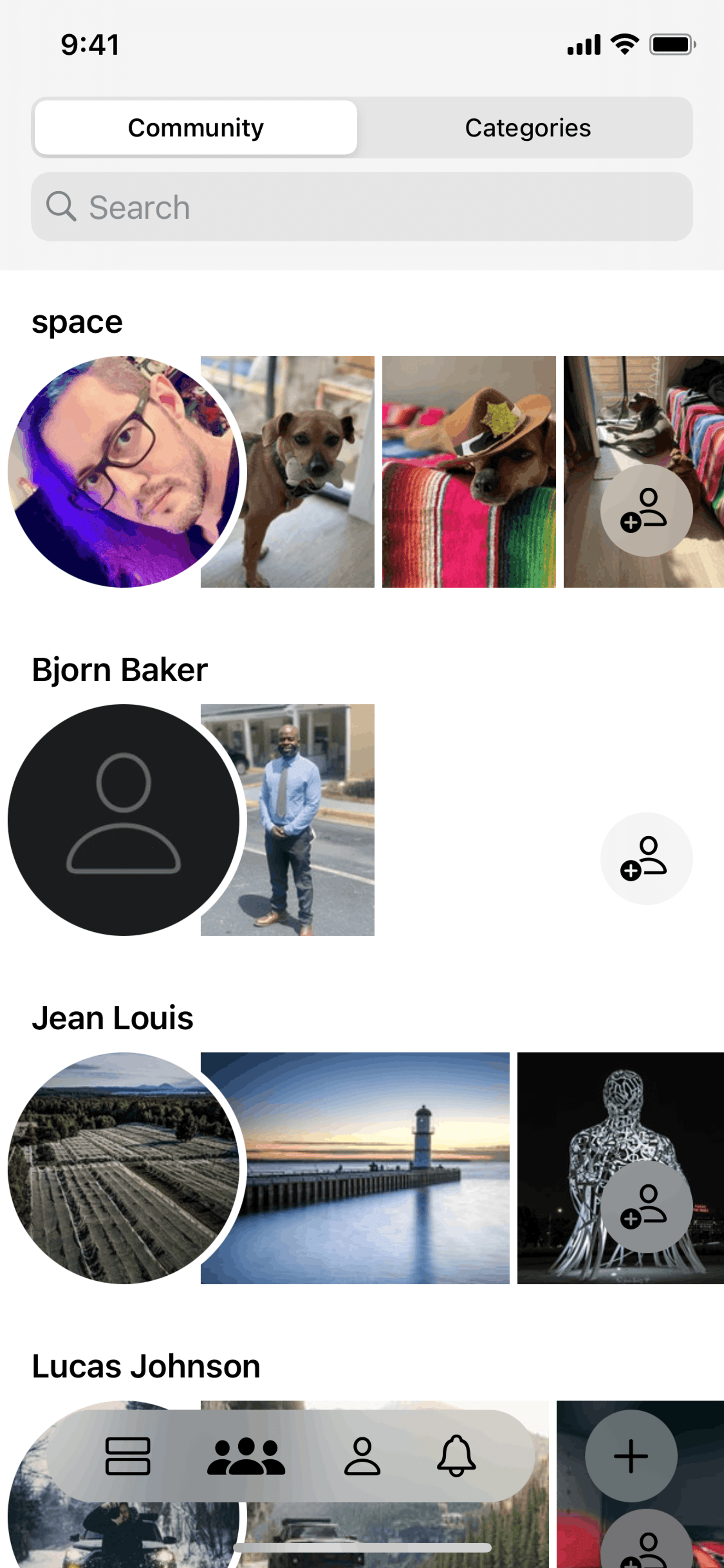 Glass iOS Photo & Video interface screenshot 3