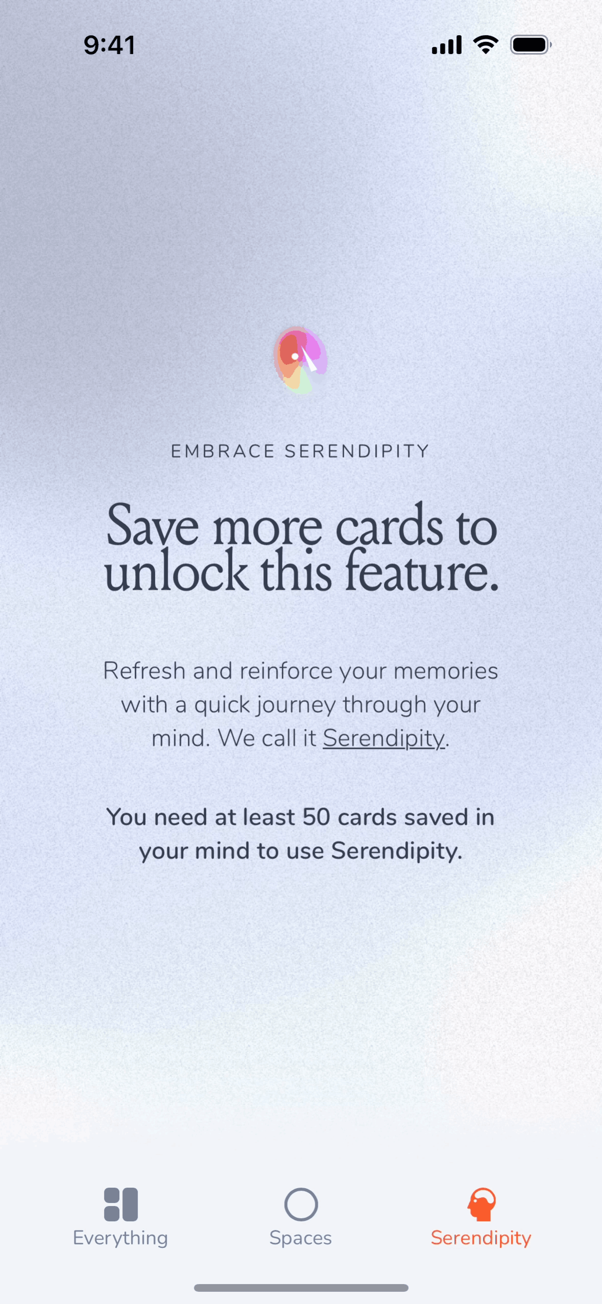 mymind iOS Productivity interface screenshot 17