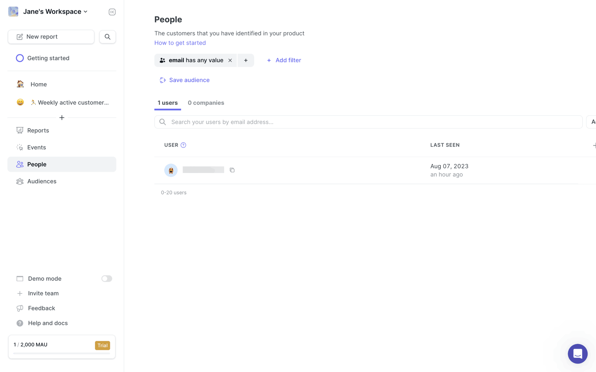 June Web Business interface screenshot 20