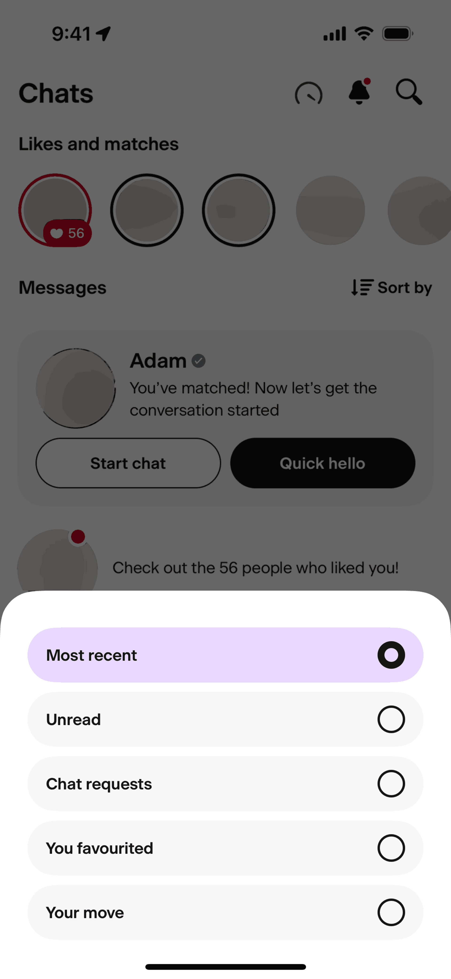 Badoo iOS Lifestyle interface screenshot 17