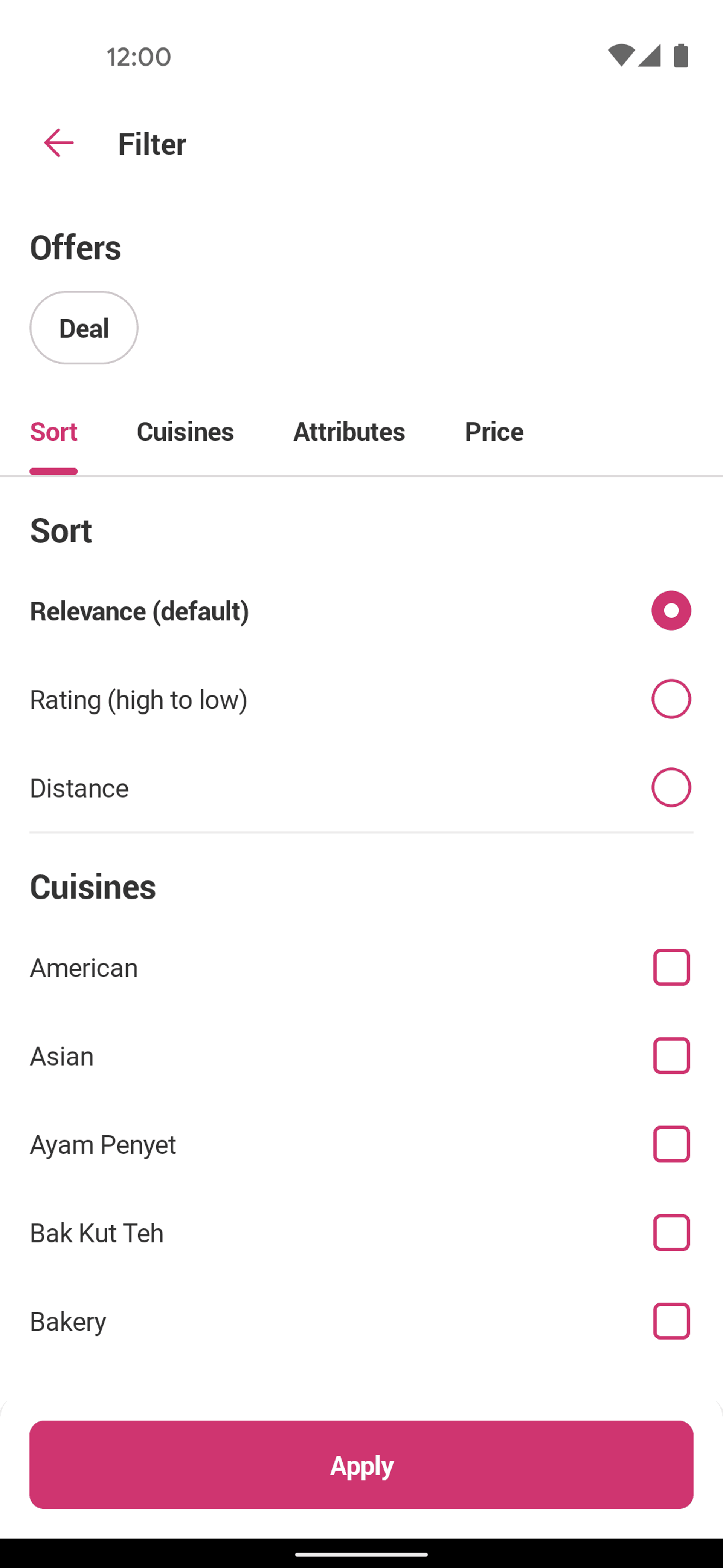 foodpanda Android Food & Drink interface screenshot 17