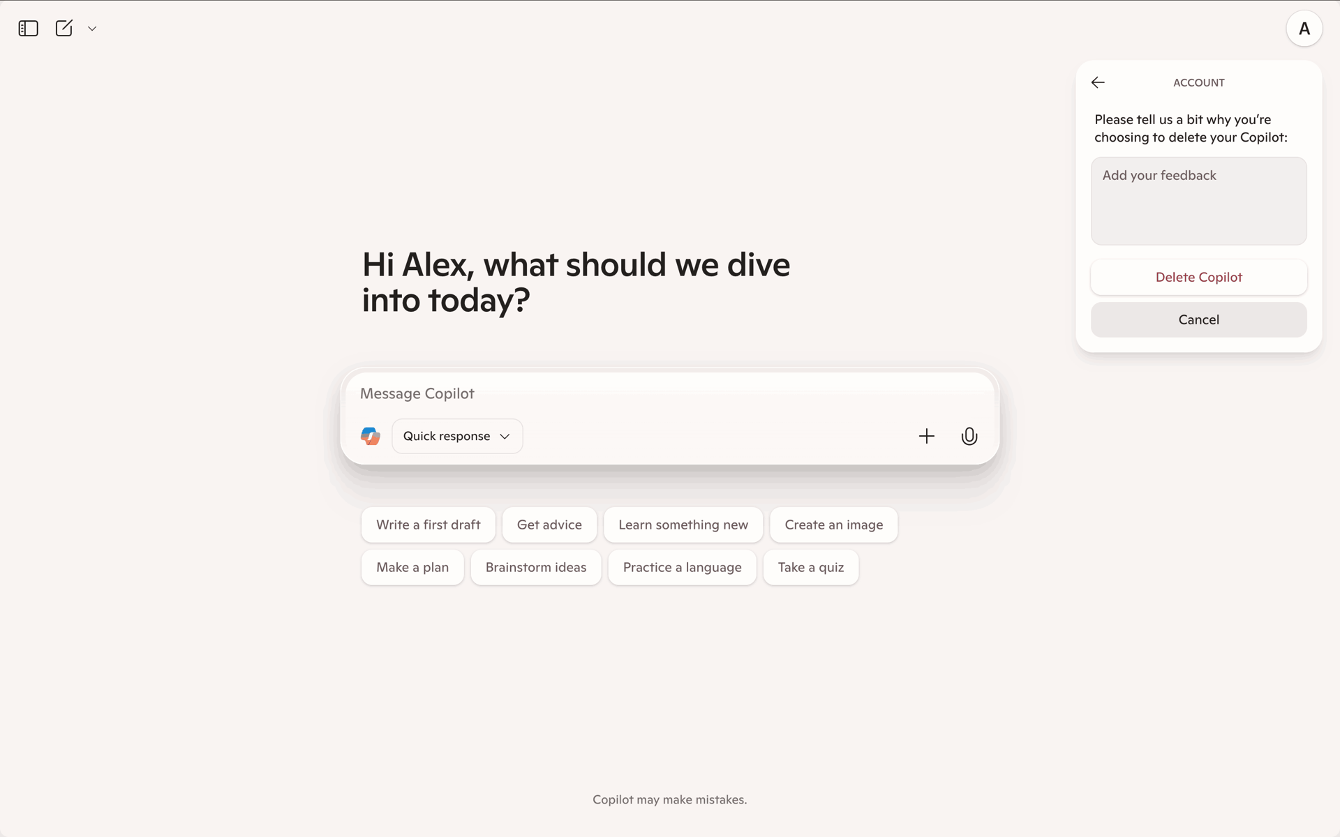 Microsoft Copilot Web AI interface screenshot 8