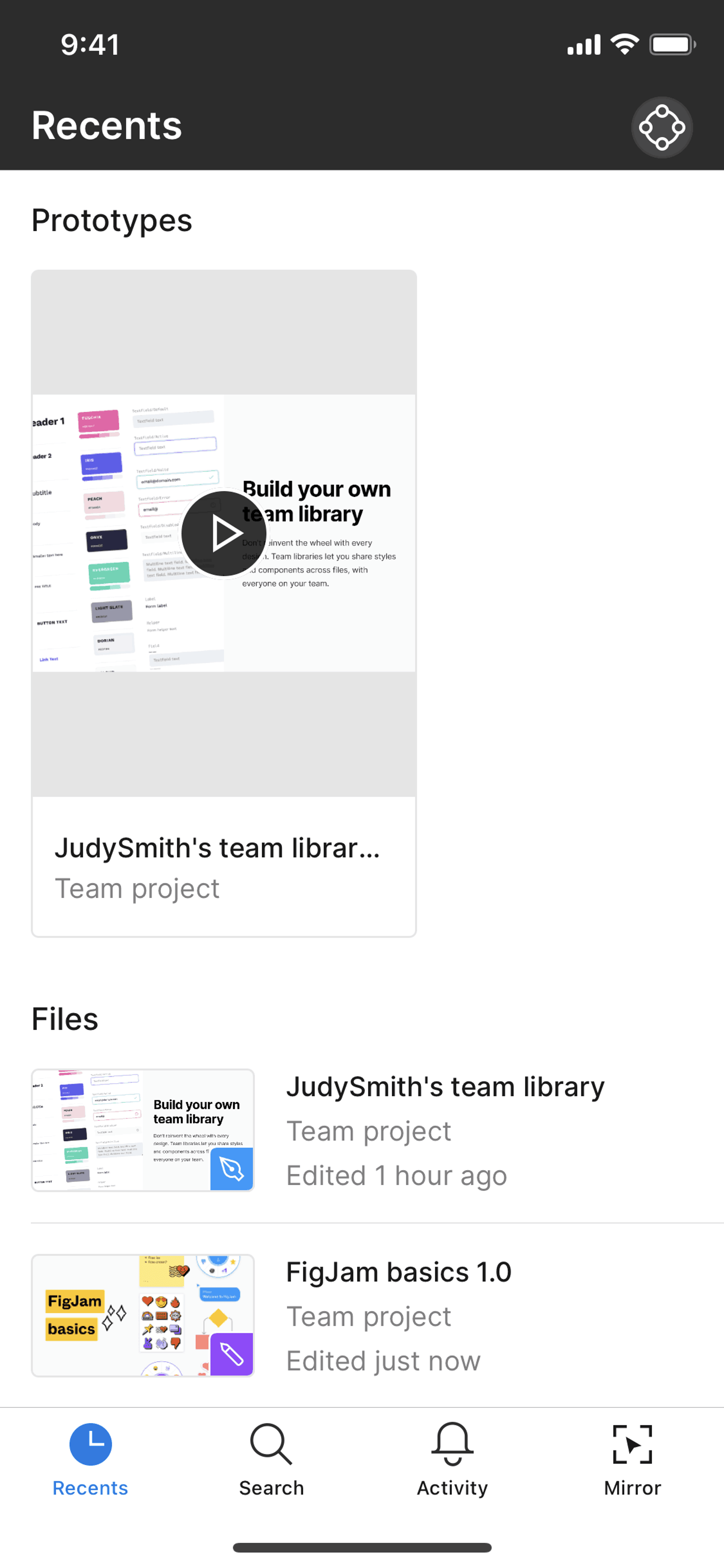 Figma iOS Collaboration interface screenshot 18