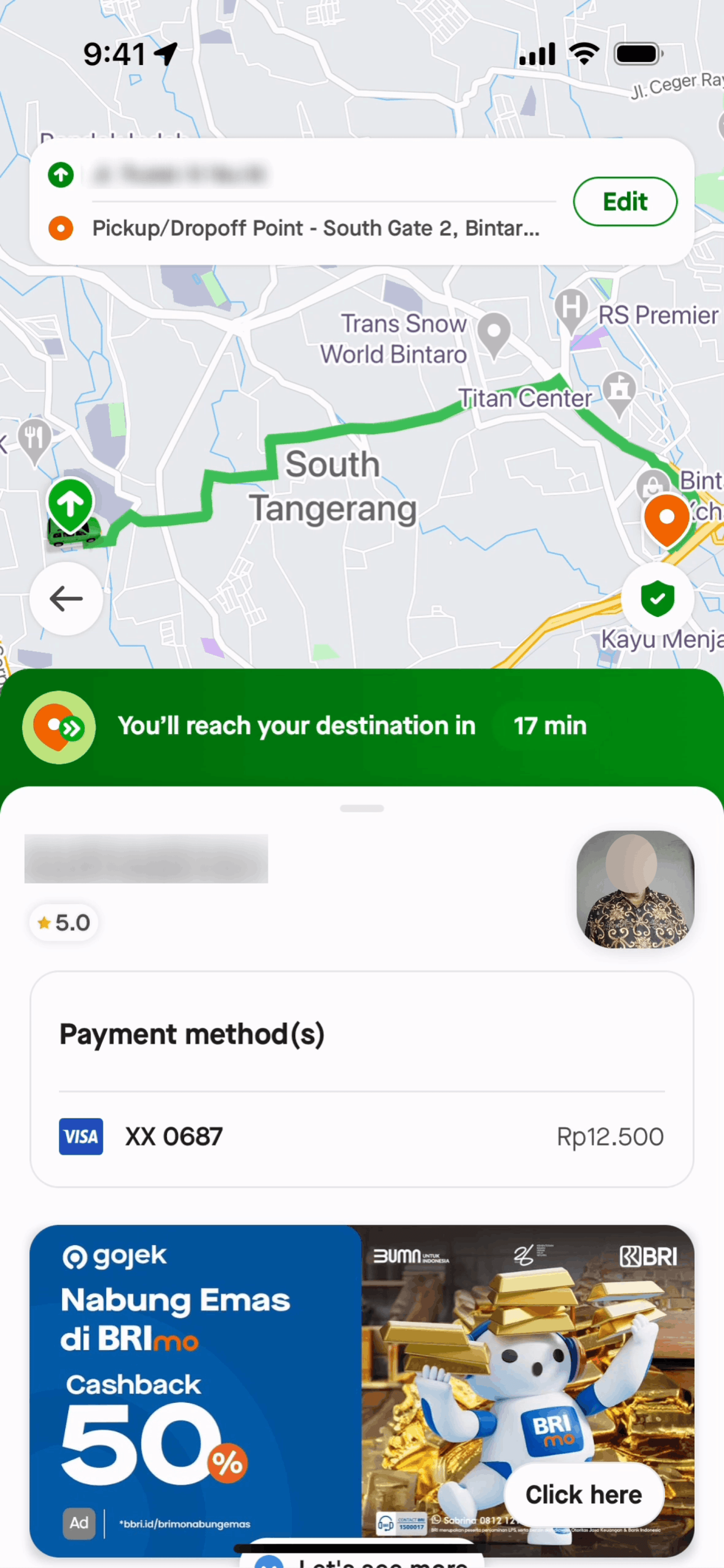 Gojek iOS Travel & Transportation interface screenshot 15