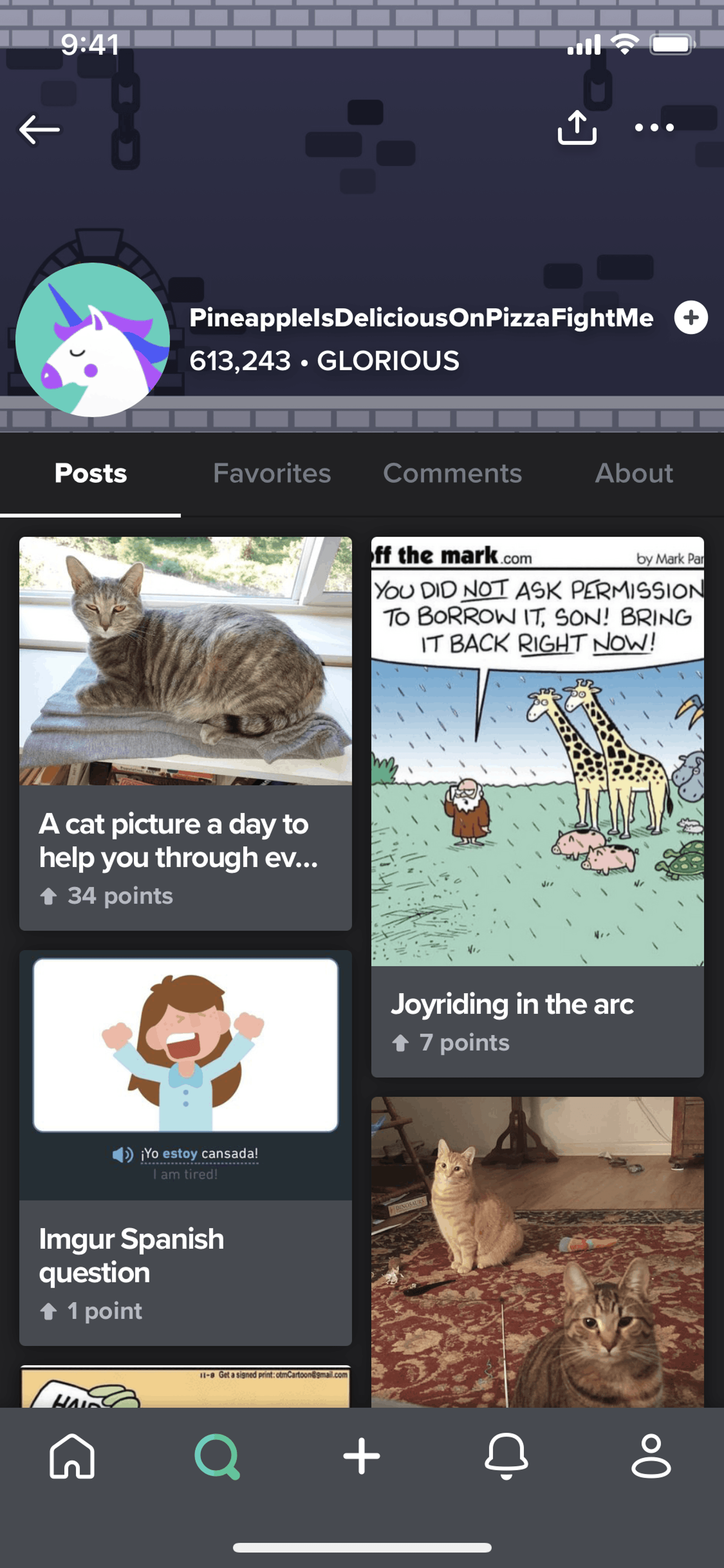 Imgur iOS Photo & Video interface screenshot 2