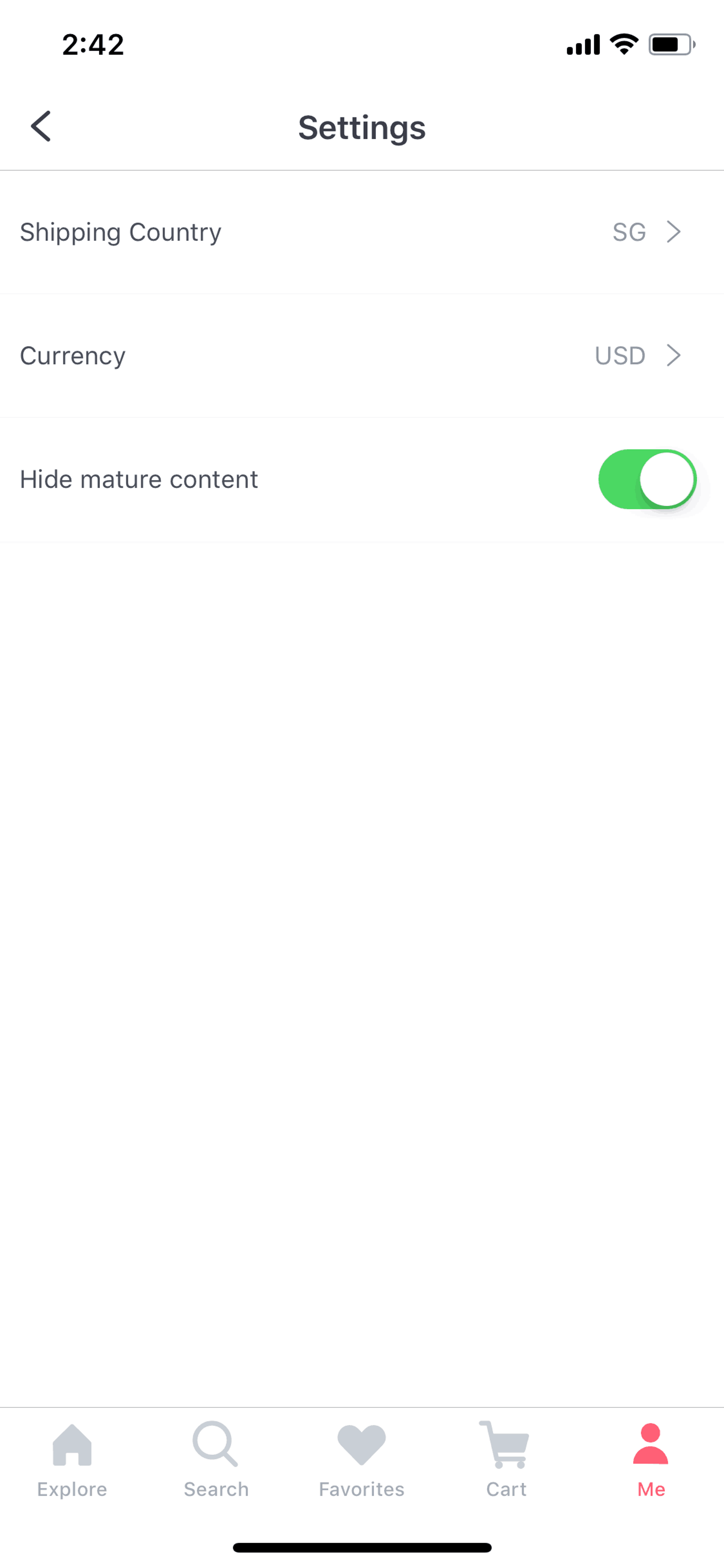 Redbubble iOS Shopping interface screenshot 22