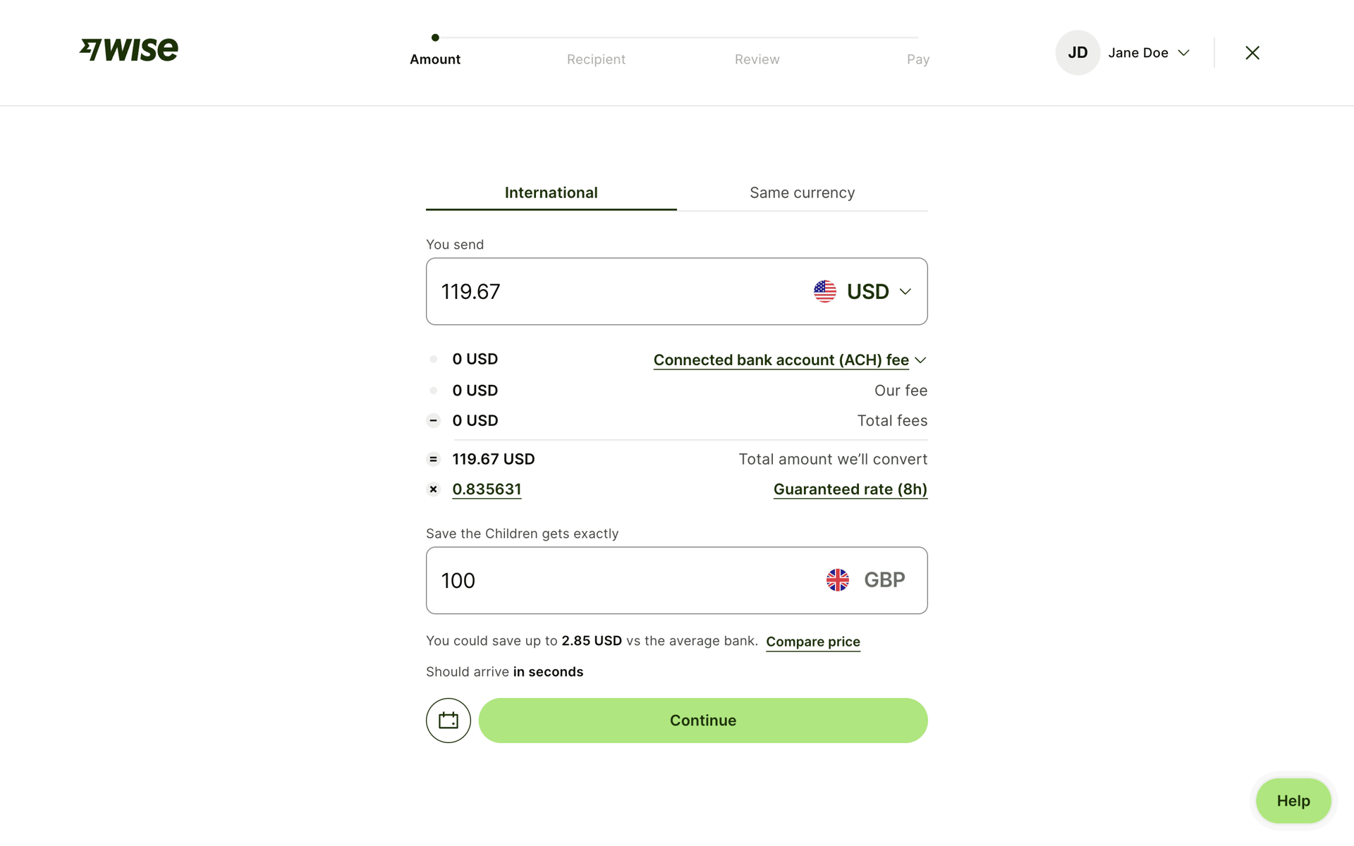 Wise Web Finance interface screenshot 11