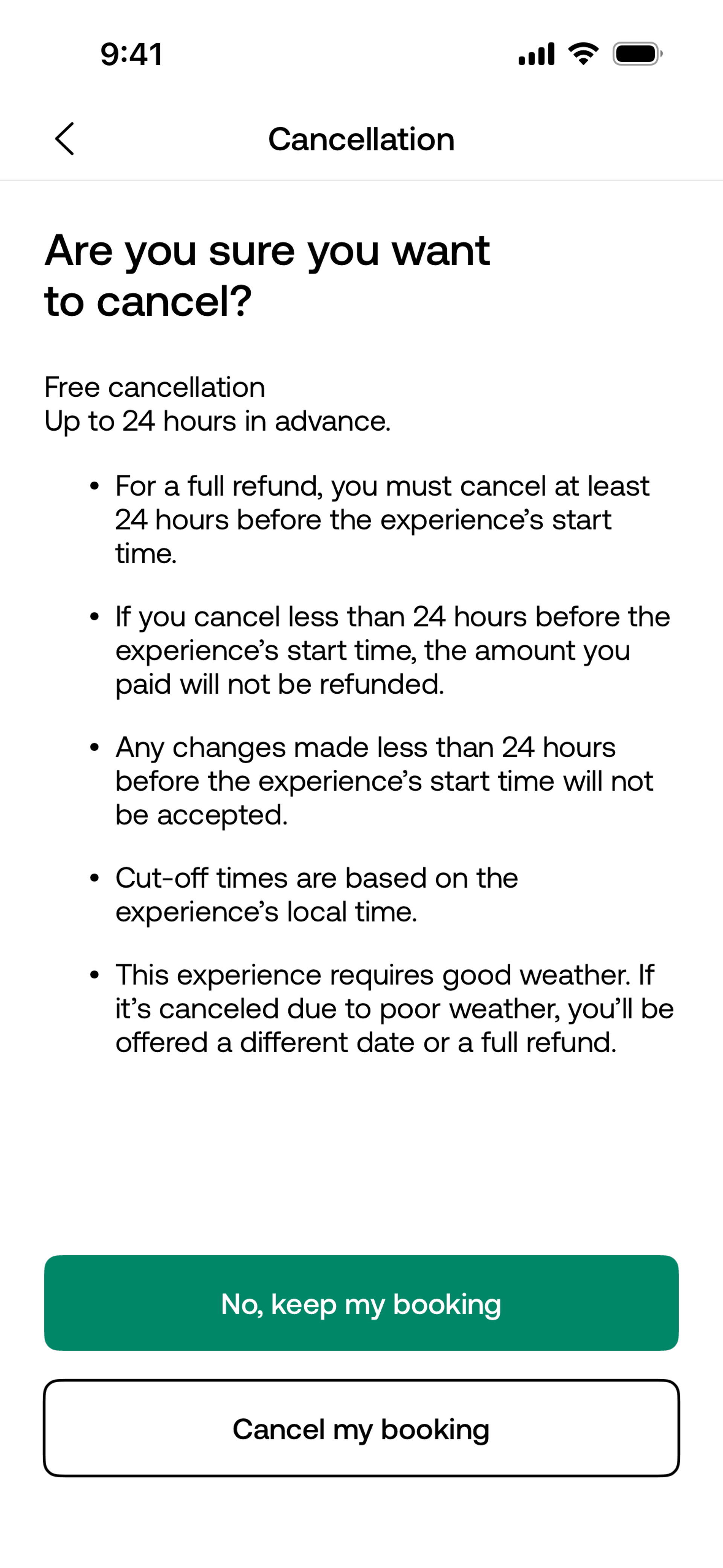 Viator iOS Travel & Transportation interface screenshot 3