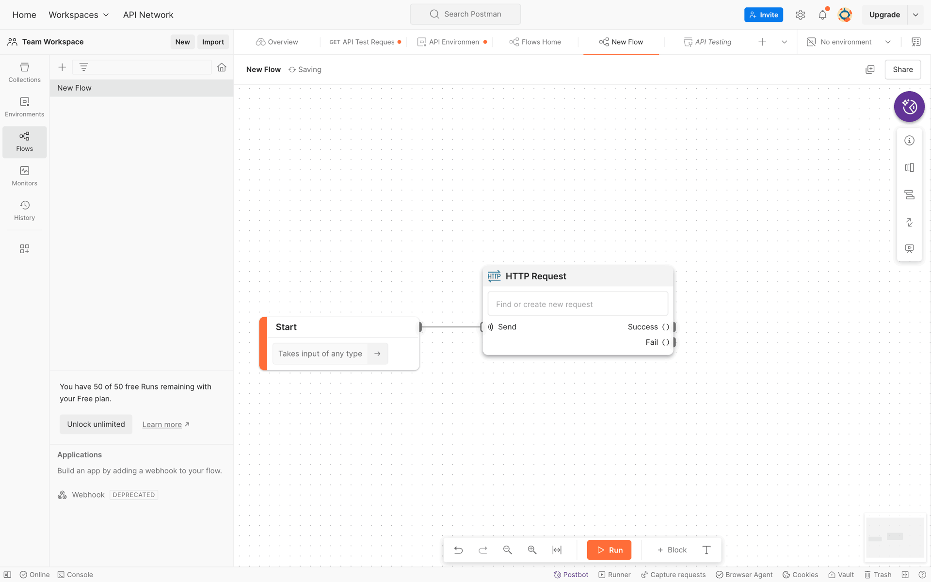 Postman Web Developer Tools interface screenshot 19