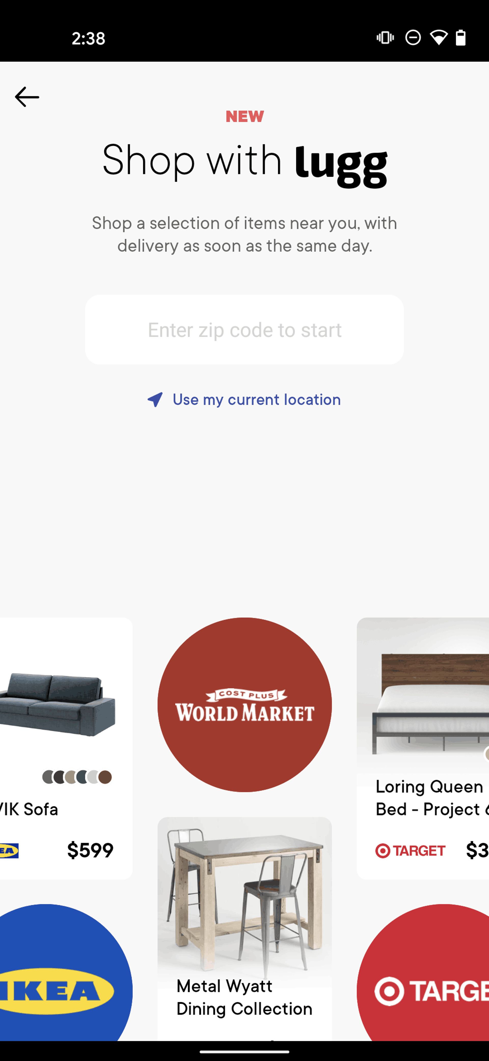 Lugg Android Lifestyle interface screenshot 15