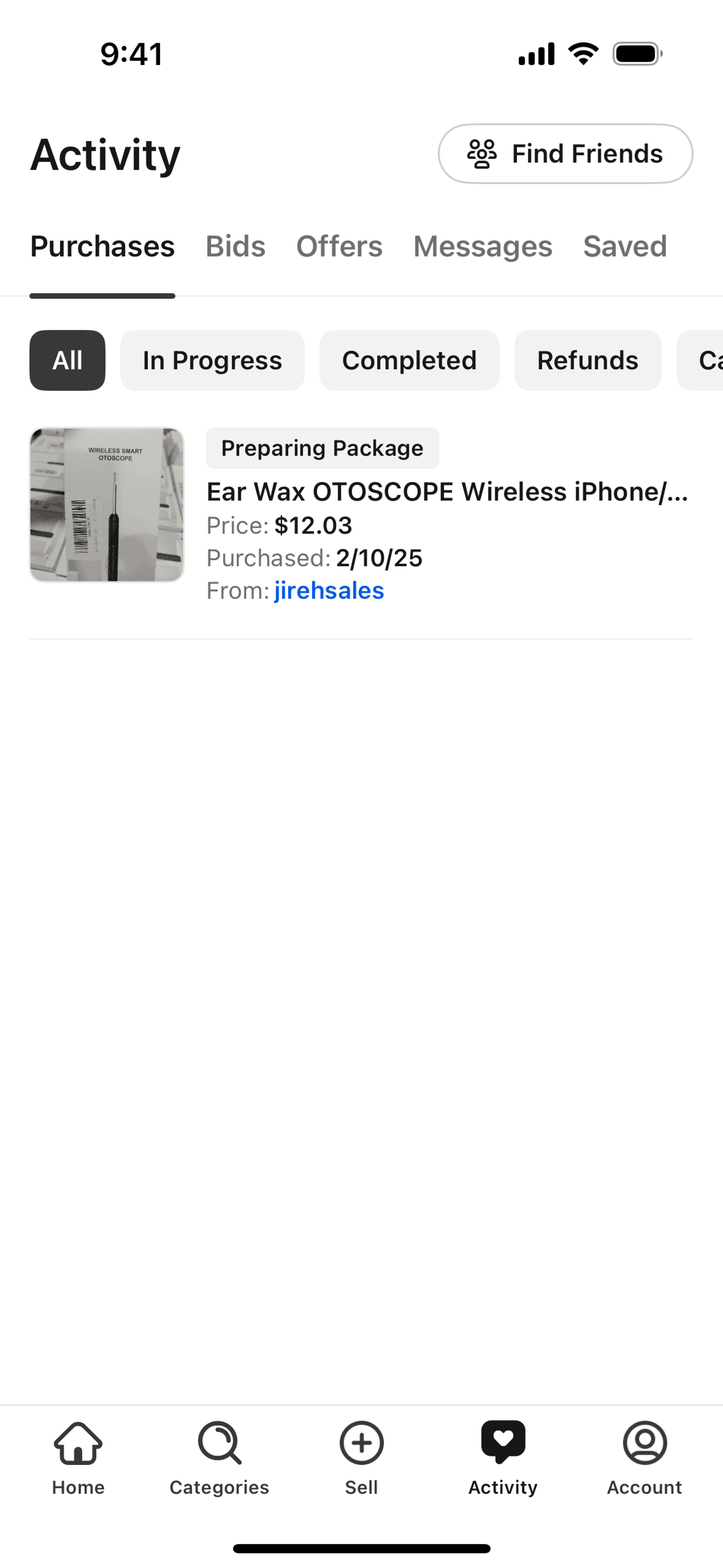 Whatnot iOS Shopping interface screenshot 8