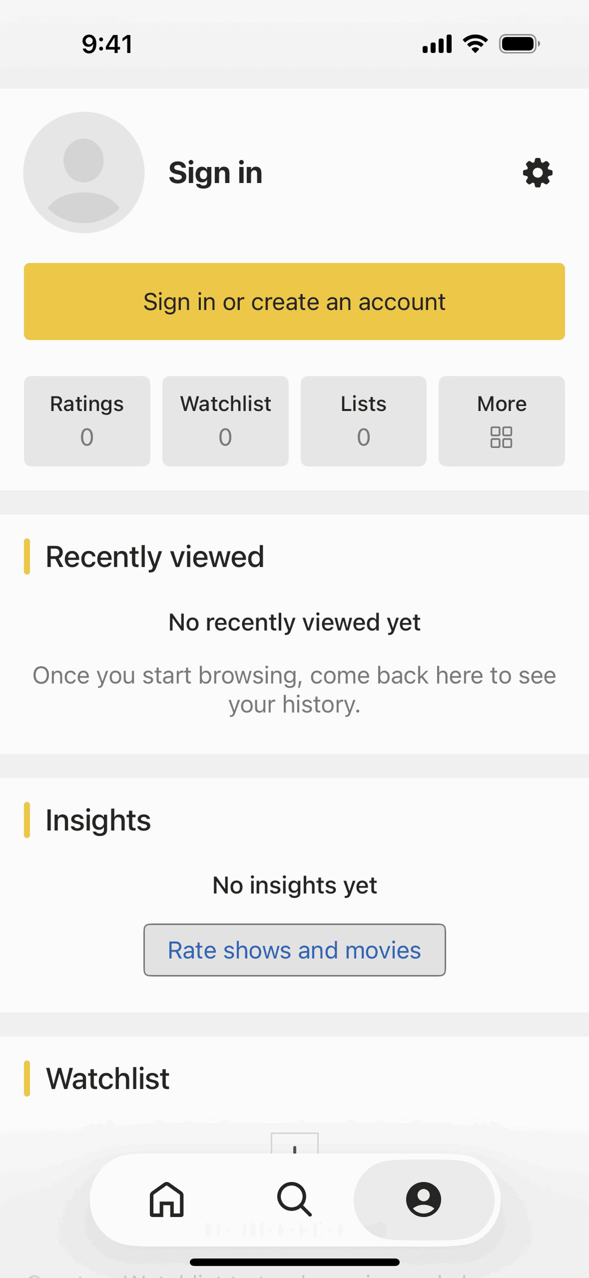 IMDb iOS Entertainment interface screenshot 4