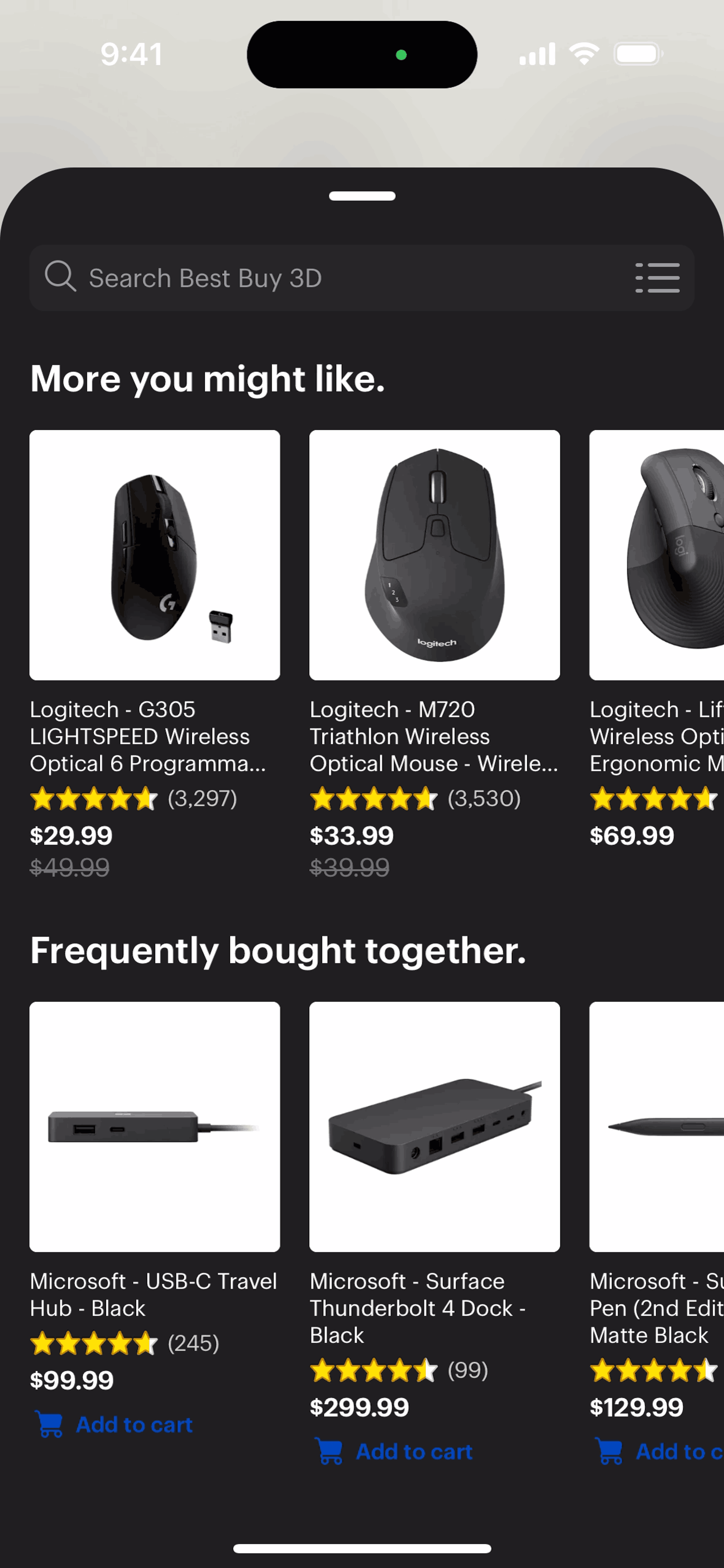 Best Buy iOS Shopping interface screenshot 6