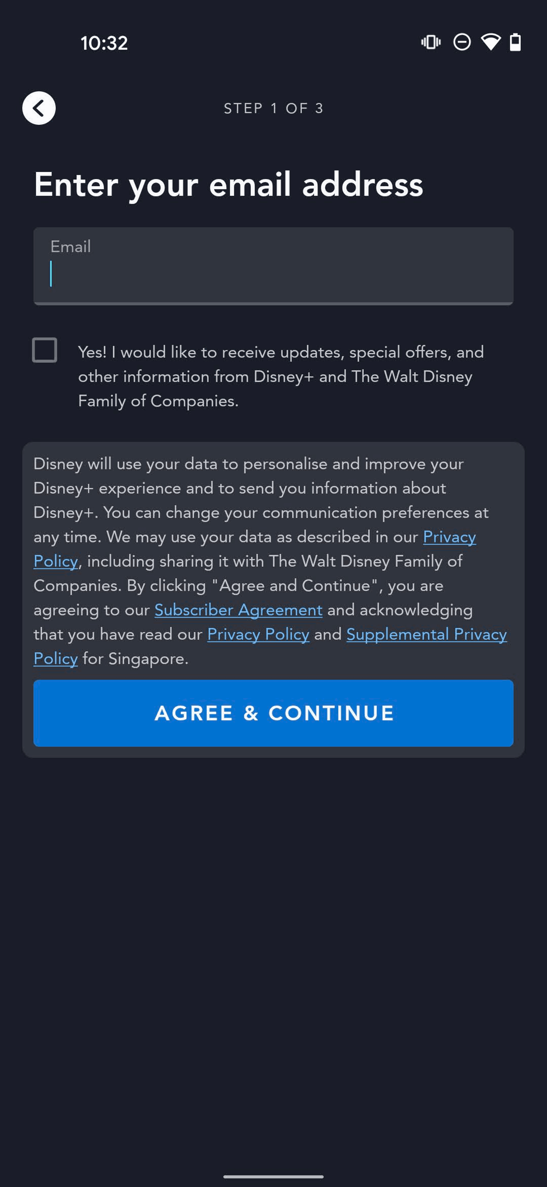 Disney+ Android Entertainment interface screenshot 3