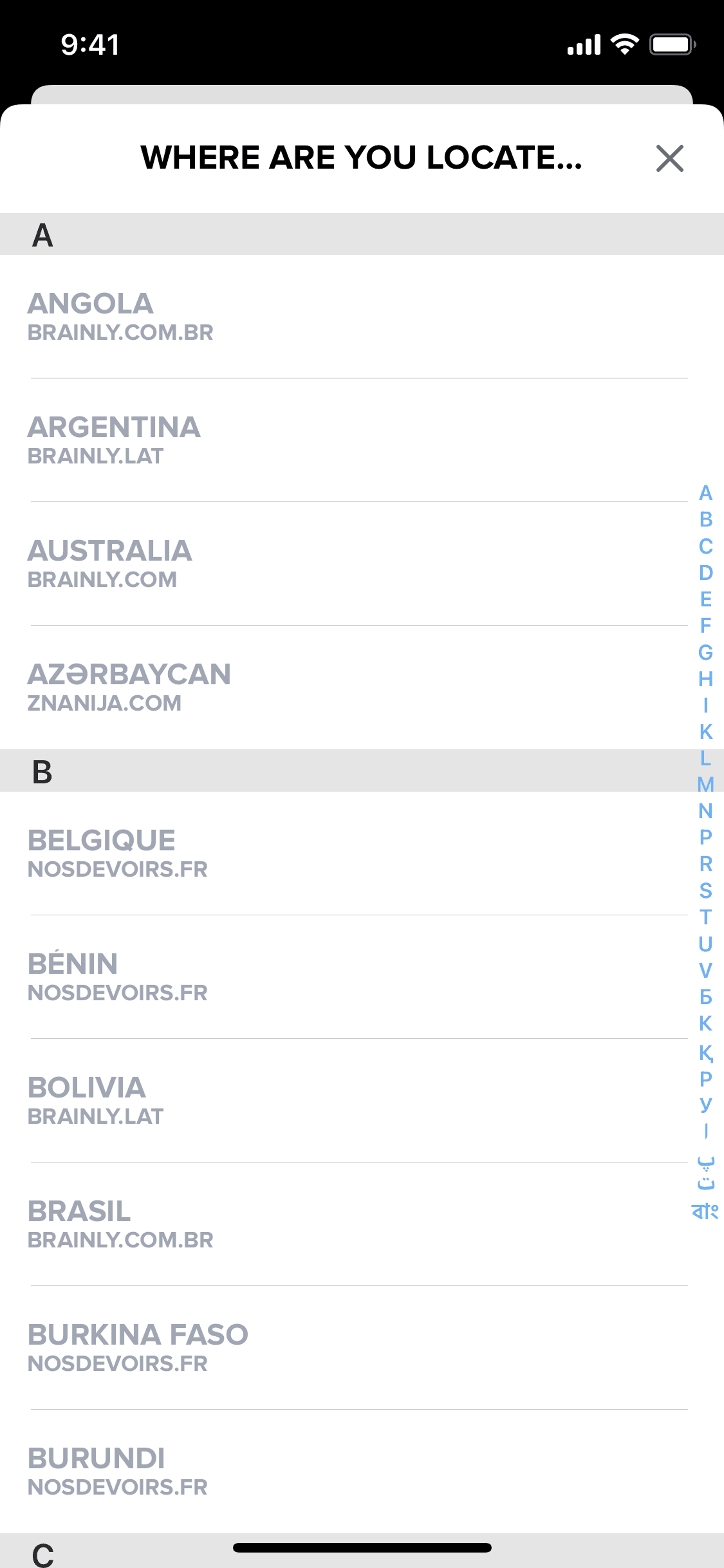 Brainly iOS Education interface screenshot 24