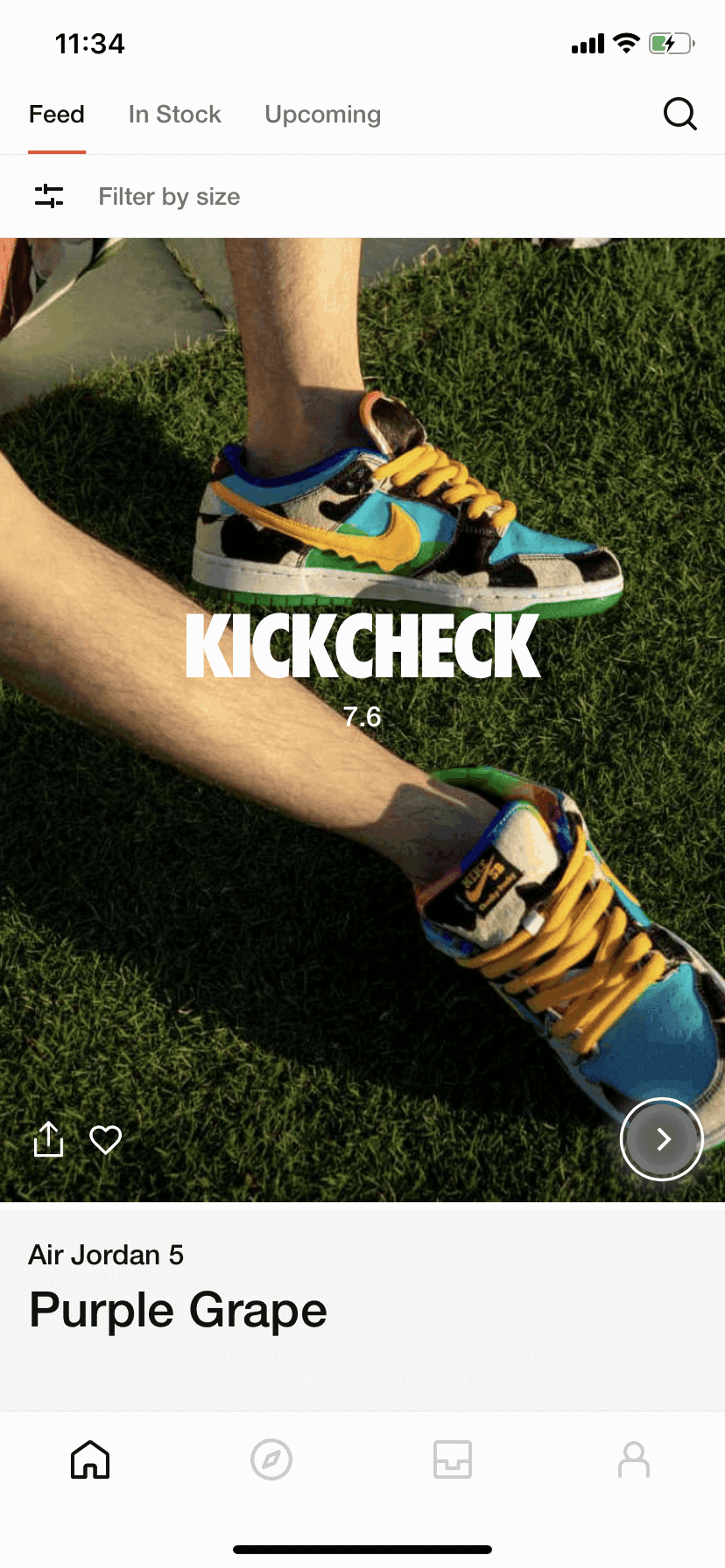 Nike SNKRS iOS Shopping interface screenshot 11