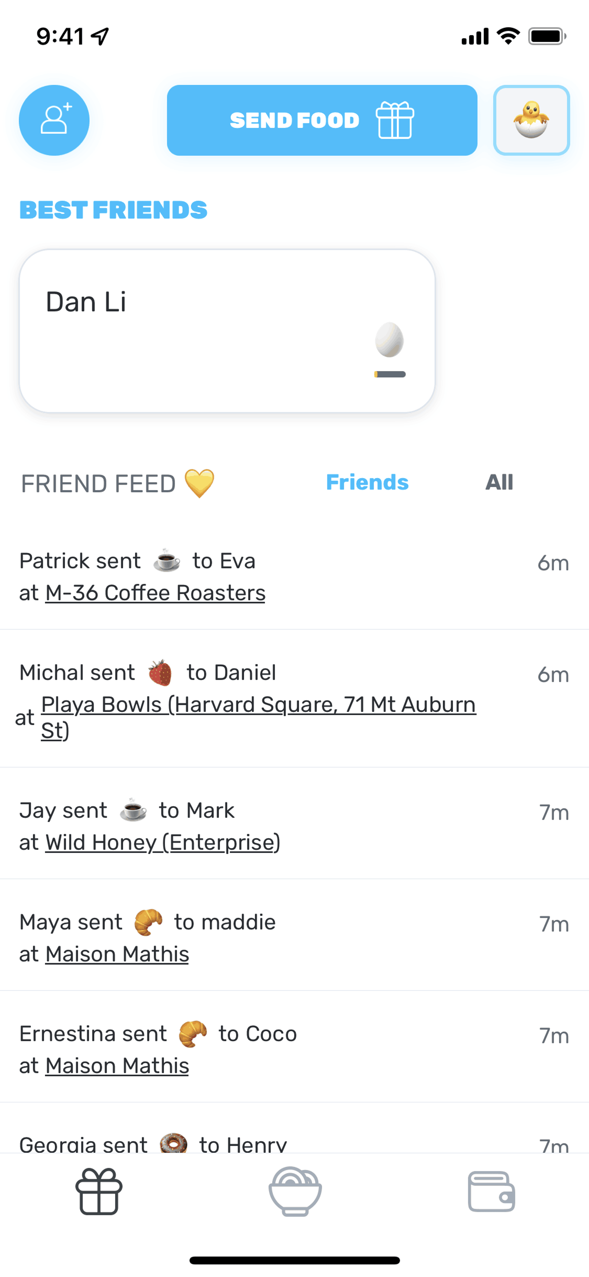 Snackpass iOS Food & Drink interface screenshot 2