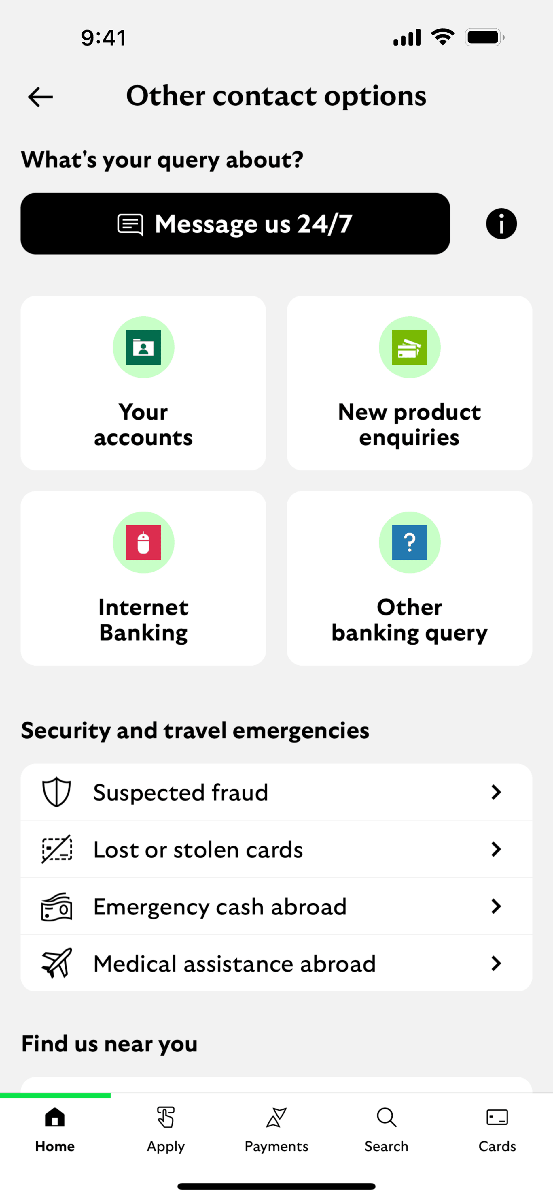 Lloyds Mobile Banking iOS Finance interface screenshot 22