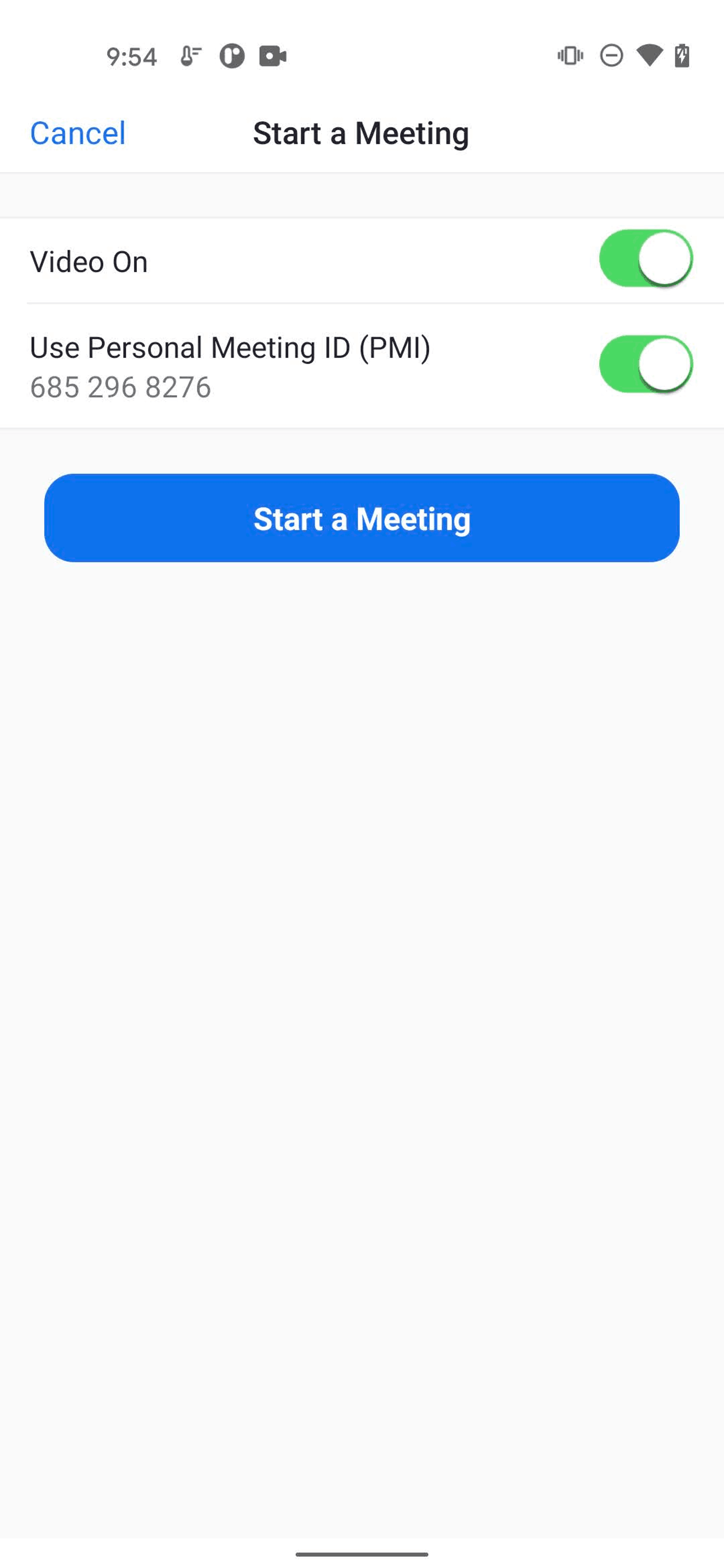 Zoom Android Business interface screenshot 14