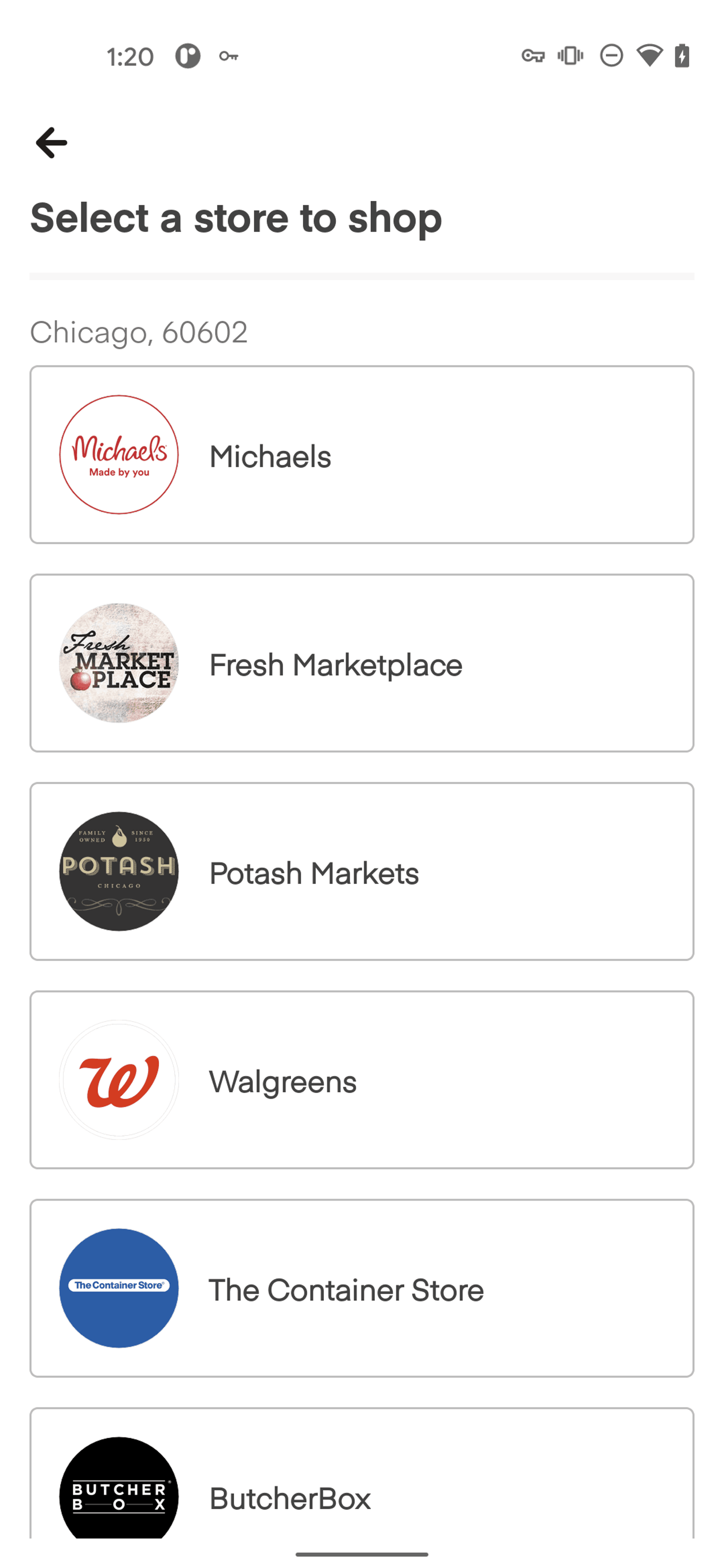 Instacart Android Food & Drink interface screenshot 14
