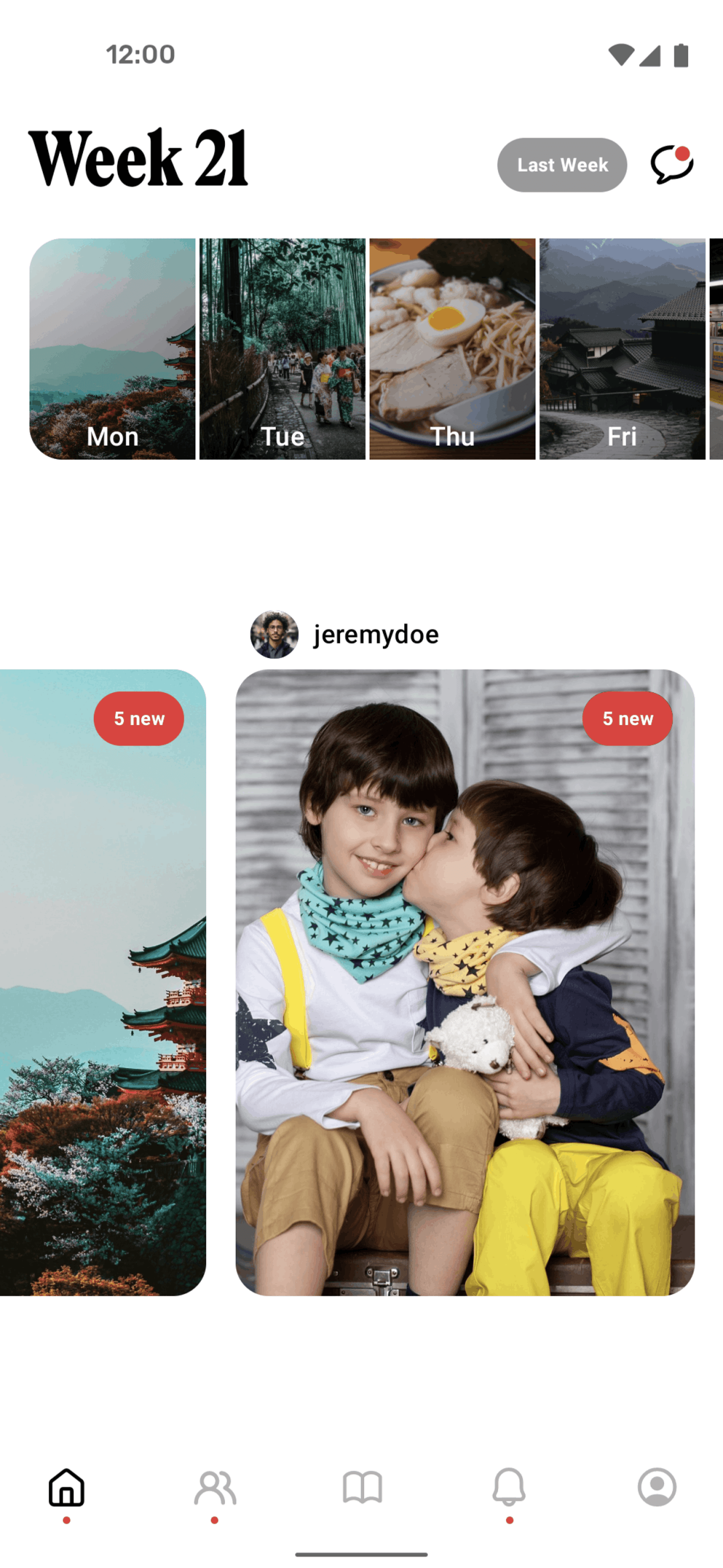 Retro Android Social Networking interface screenshot 6