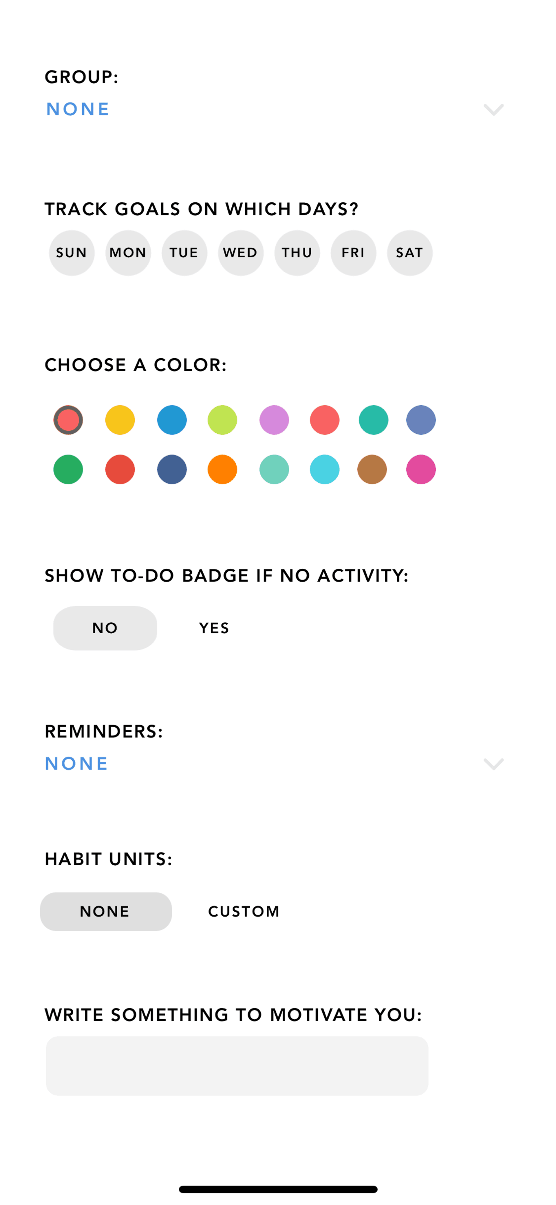 Done iOS Productivity interface screenshot 11