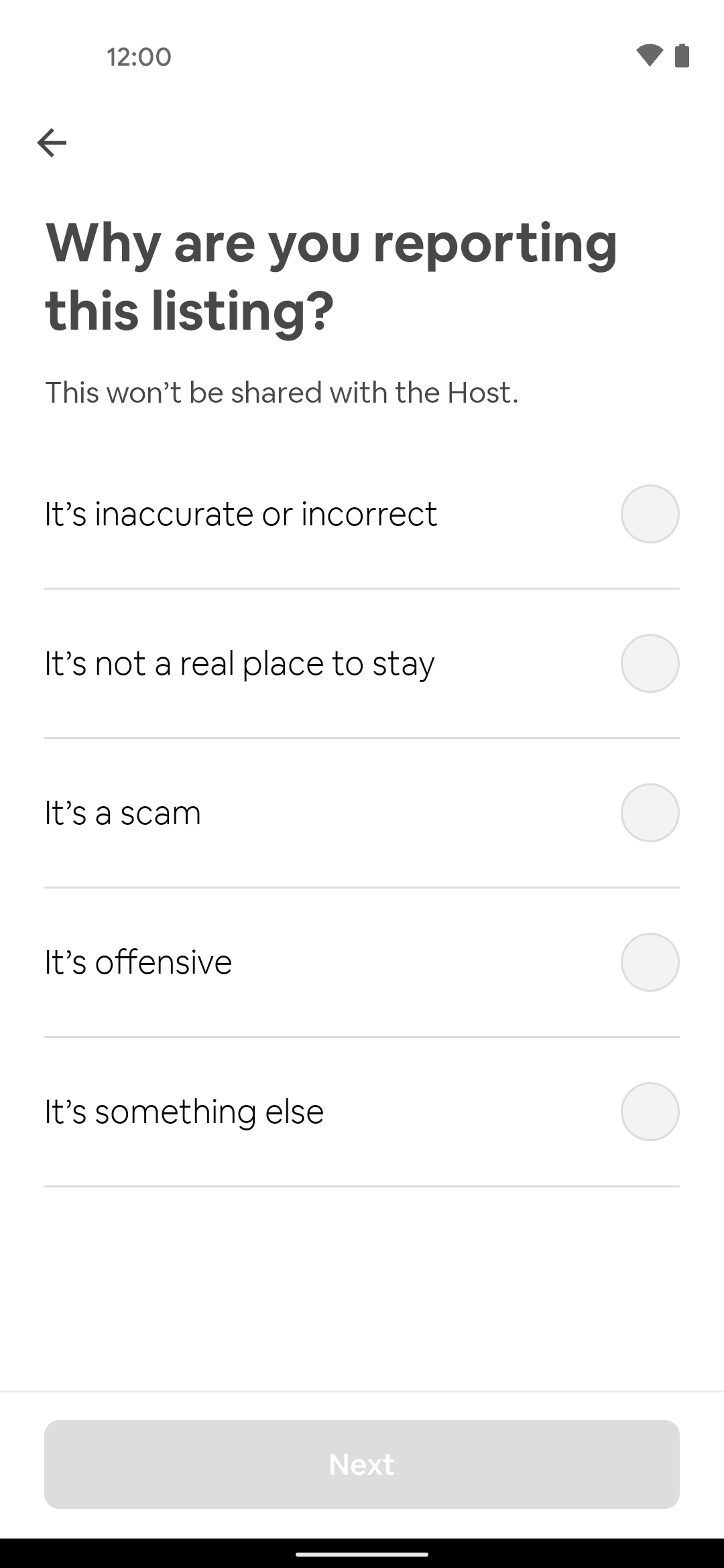Airbnb Android Real Estate interface screenshot 10