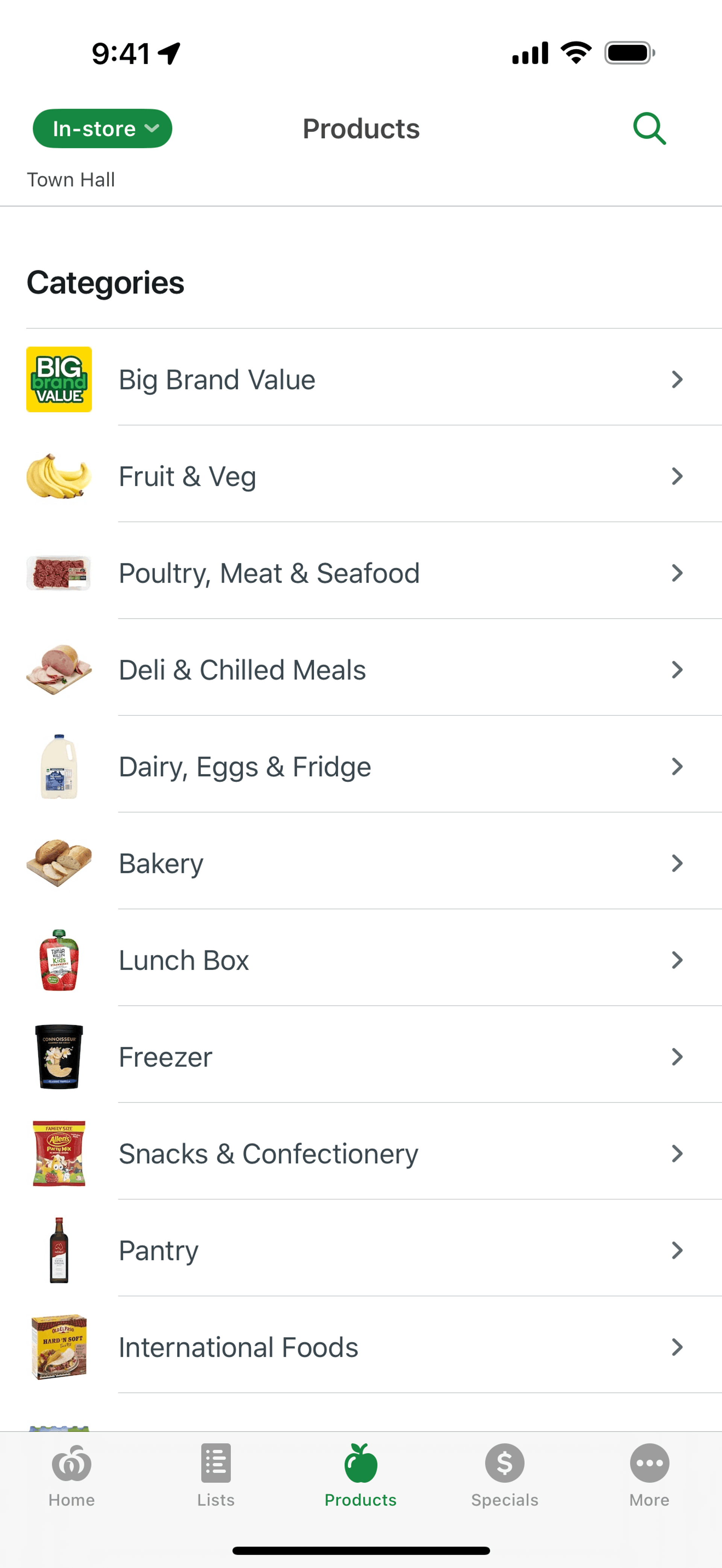 Woolworths iOS Shopping interface screenshot 24