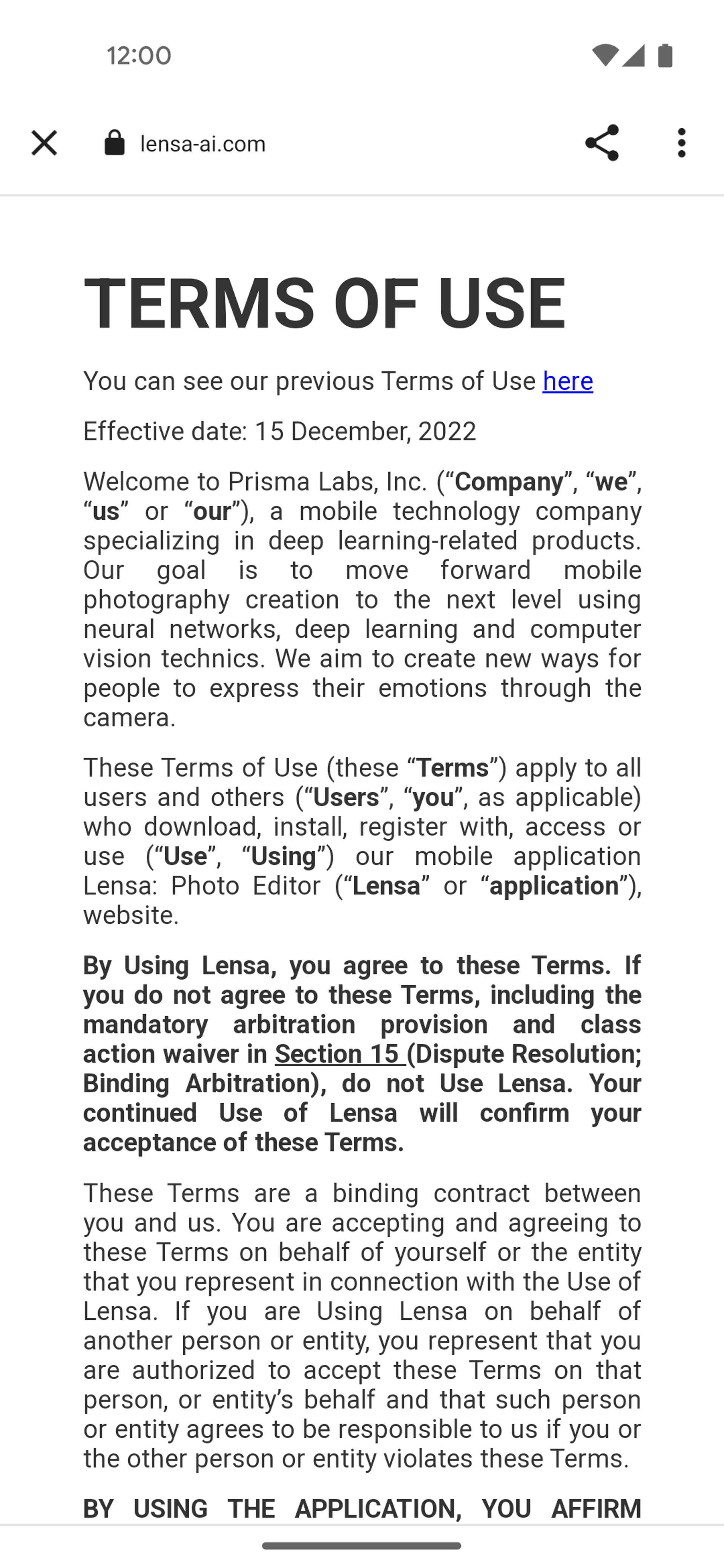 Lensa AI Android Photo & Video interface screenshot 24