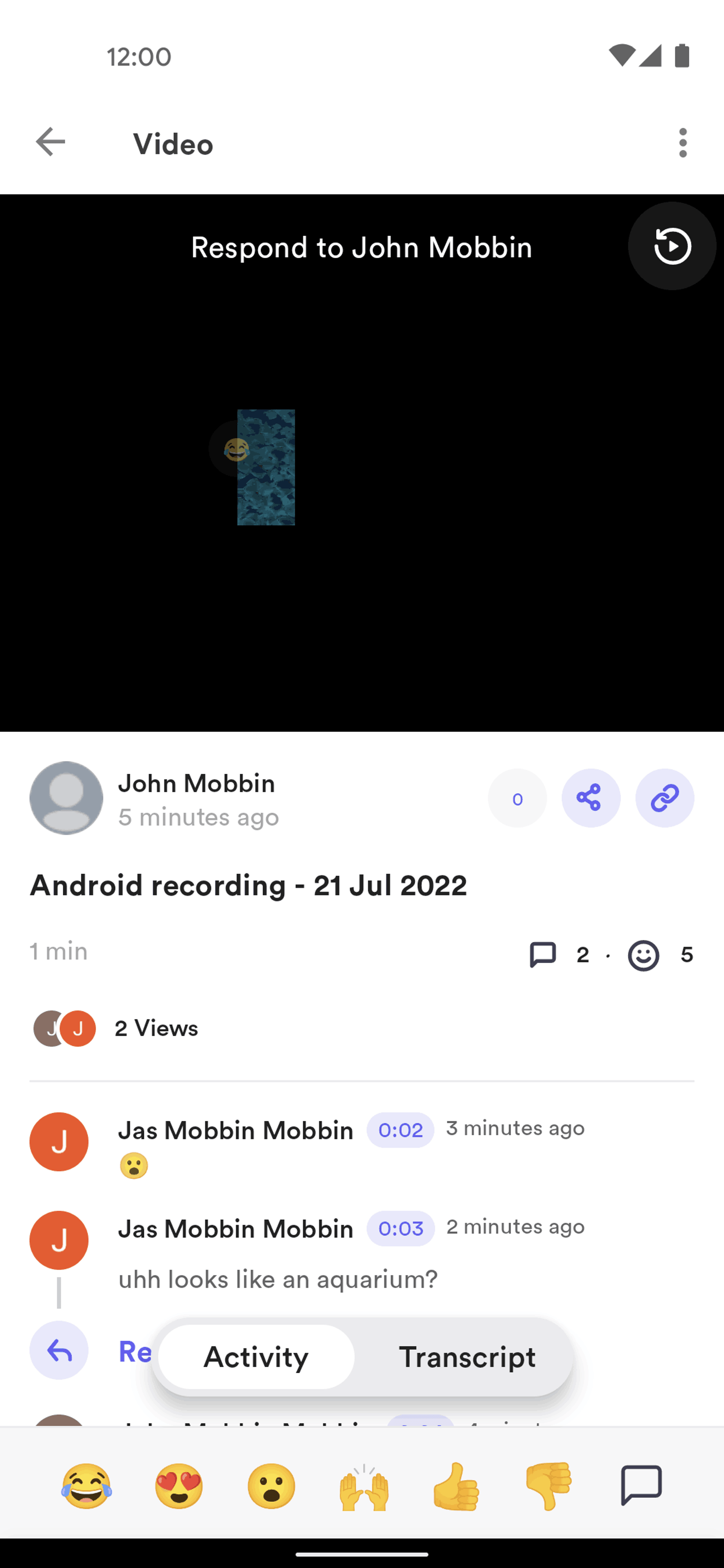 Loom Android Business interface screenshot 14