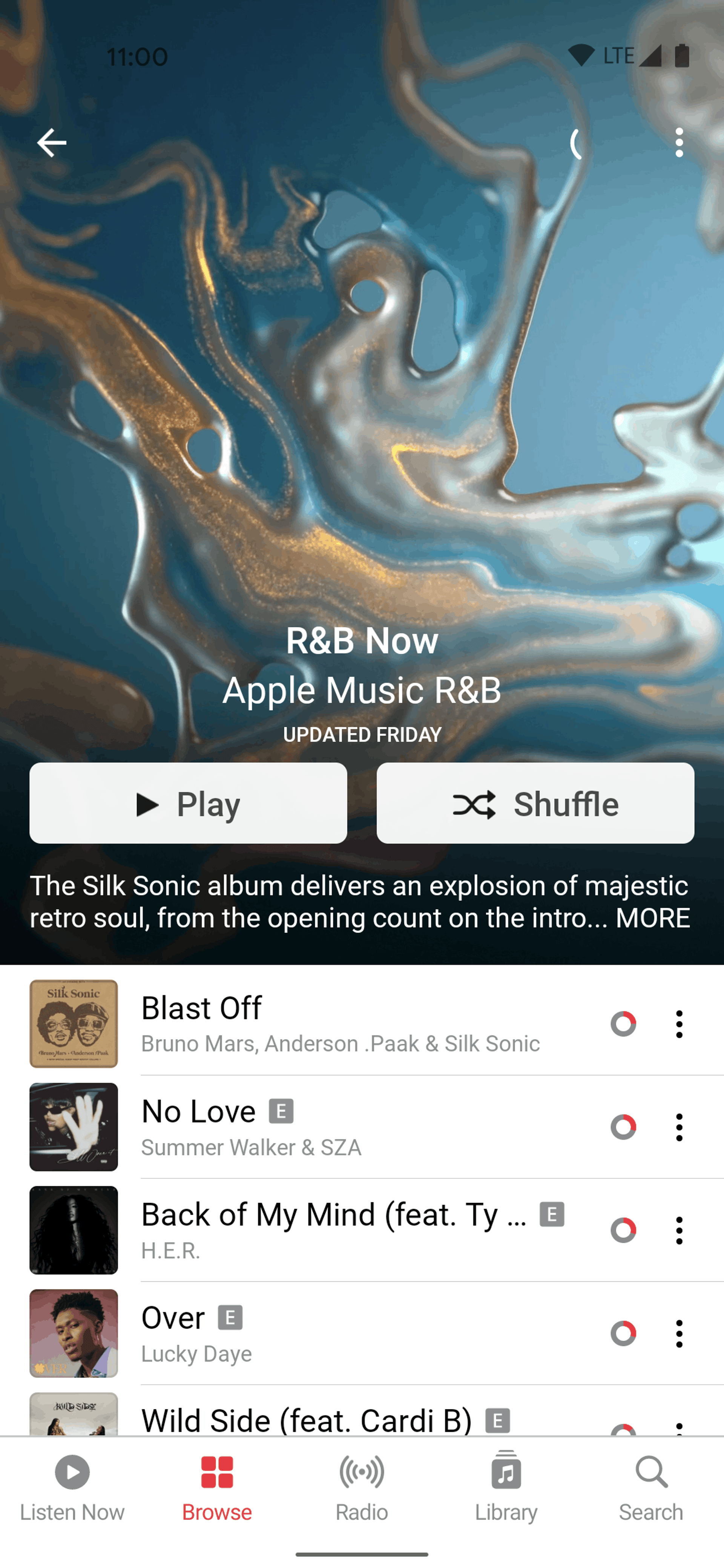 Apple Music Android Music & Audio interface screenshot 18