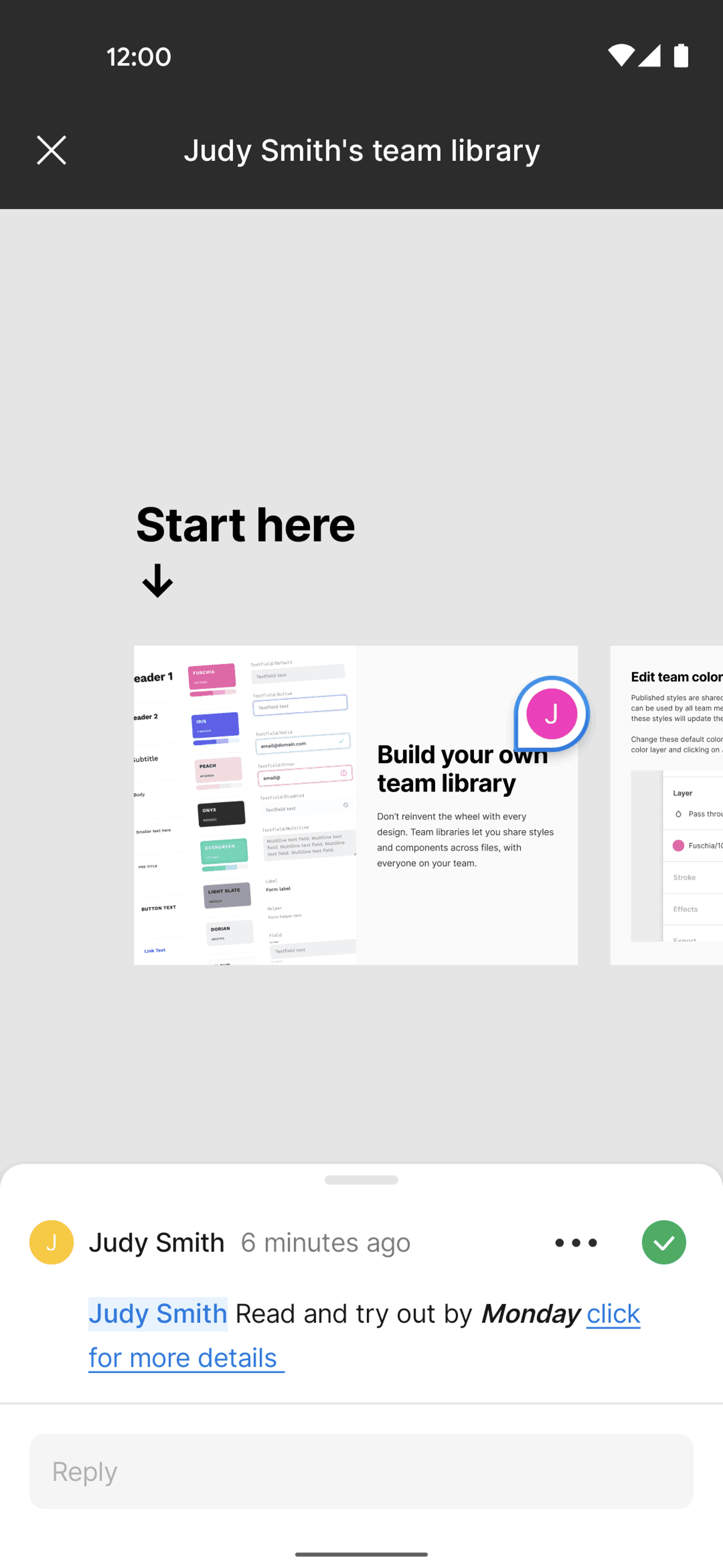 Figma Android Collaboration interface screenshot 12