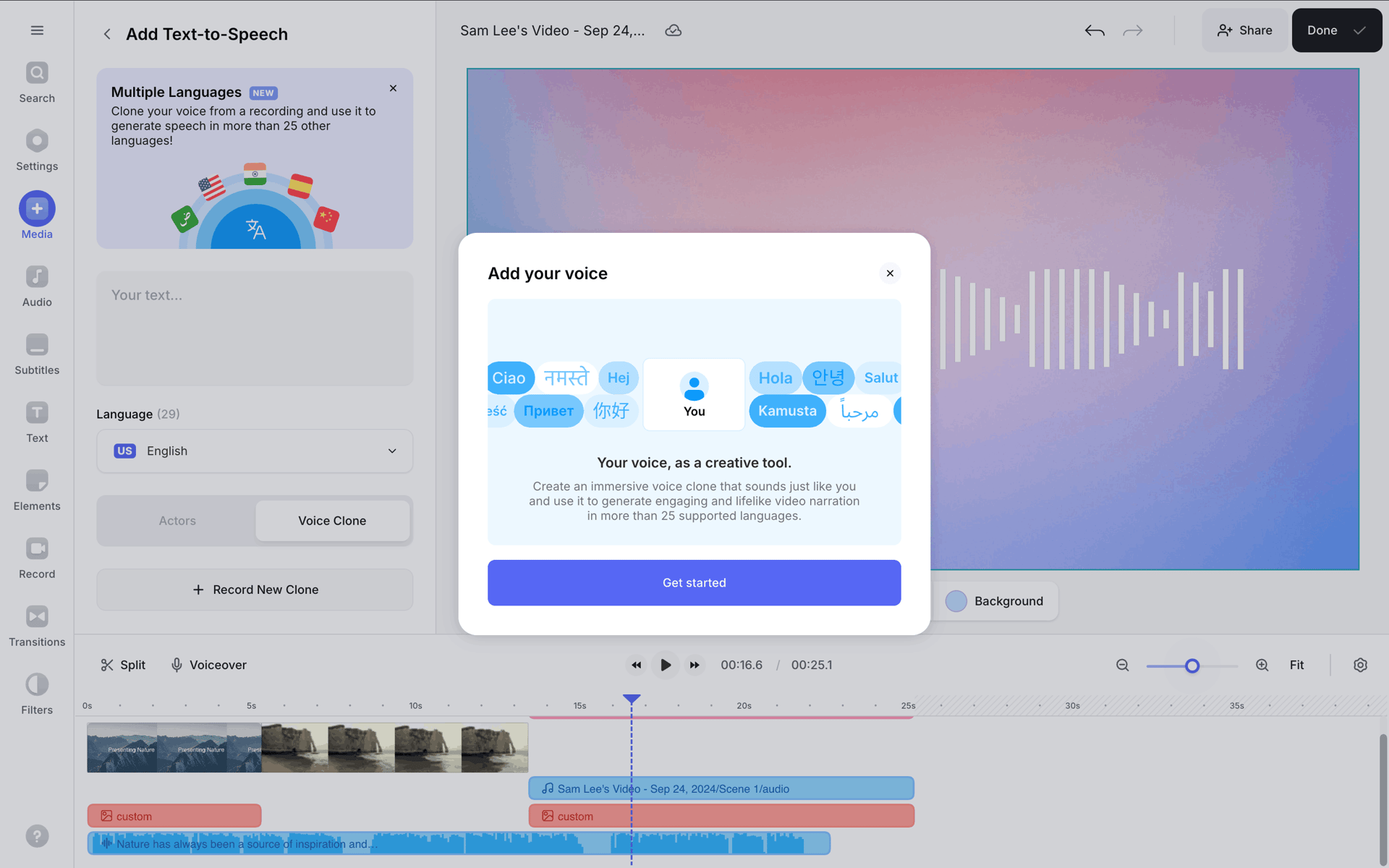 VEED Web Photo & Video interface screenshot 9