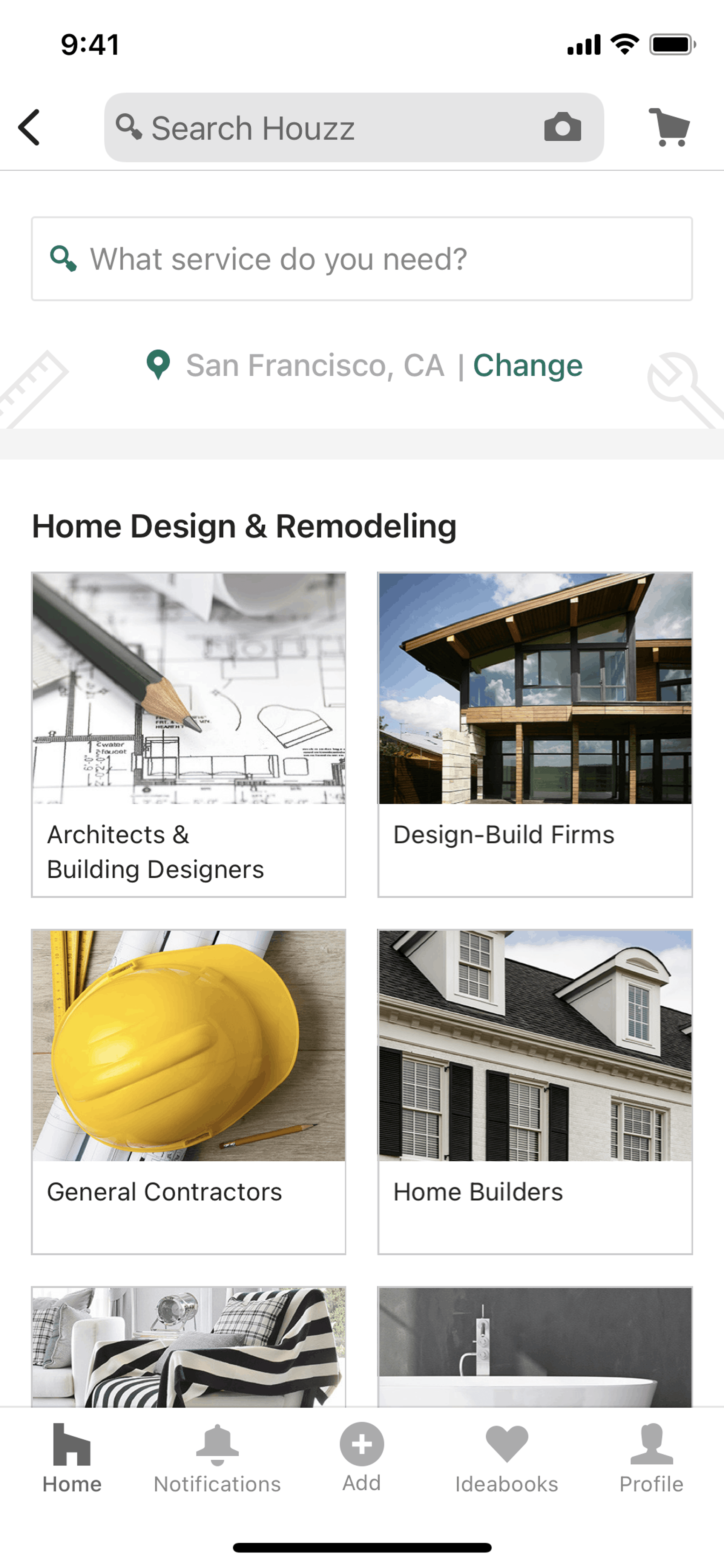Houzz iOS Real Estate interface screenshot 23