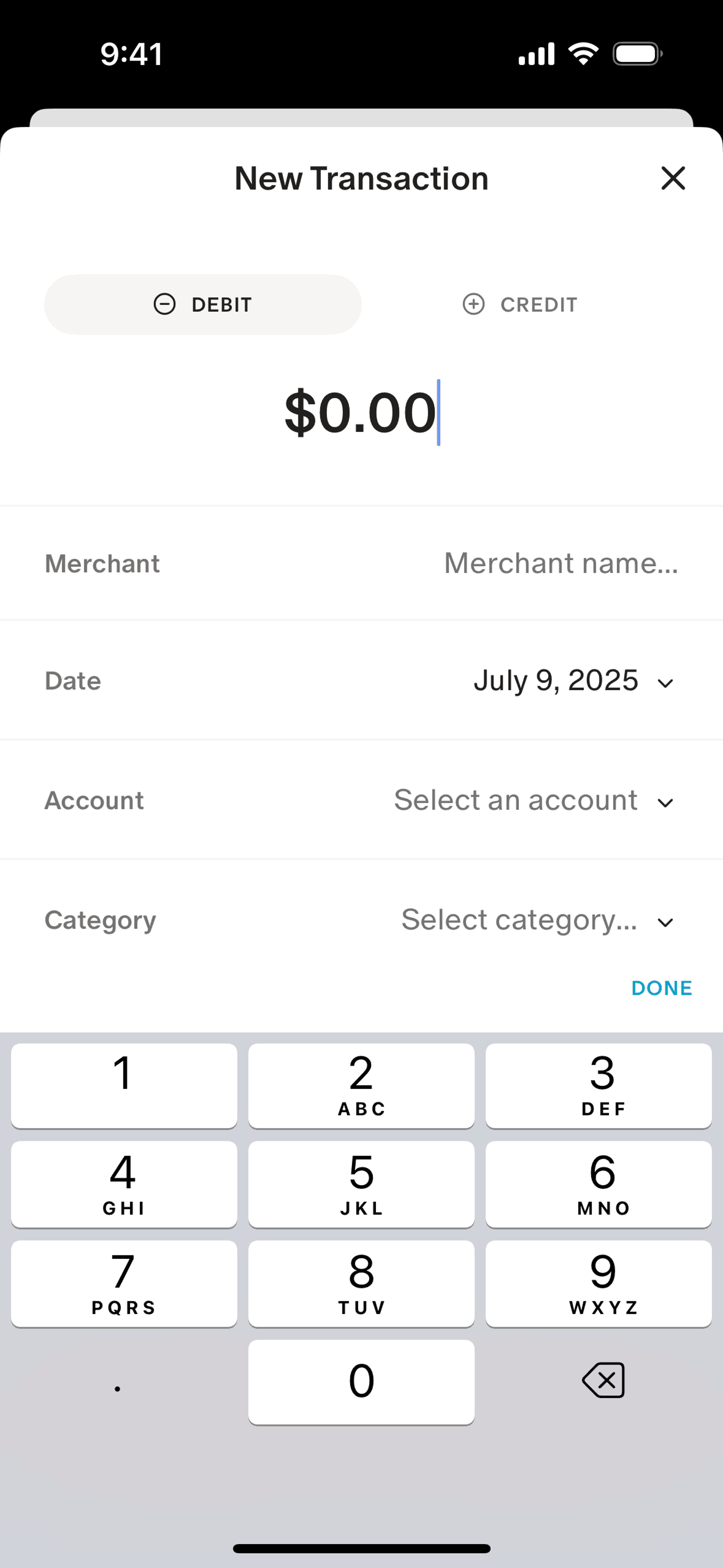 Monarch iOS Finance interface screenshot 20