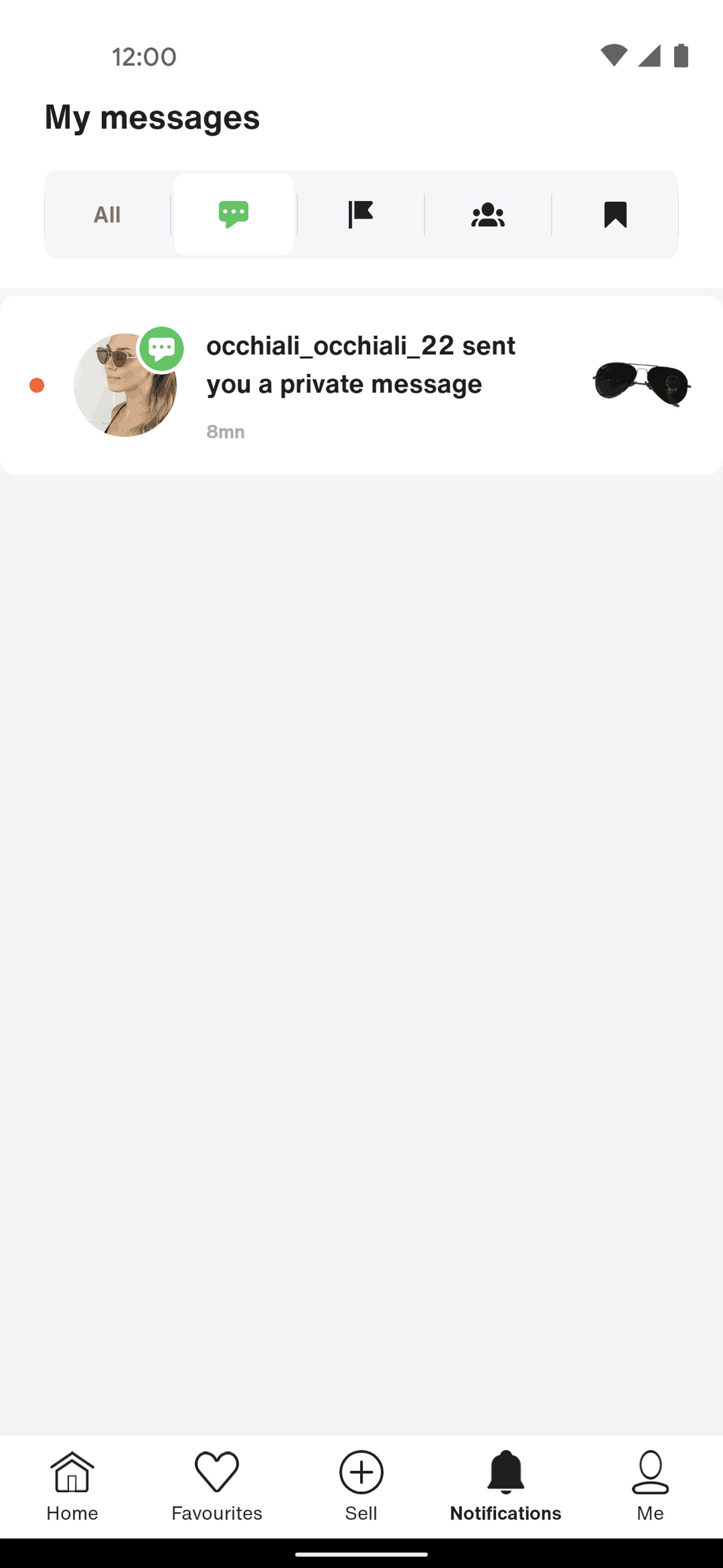 Vestiaire Collective Android Shopping interface screenshot 20