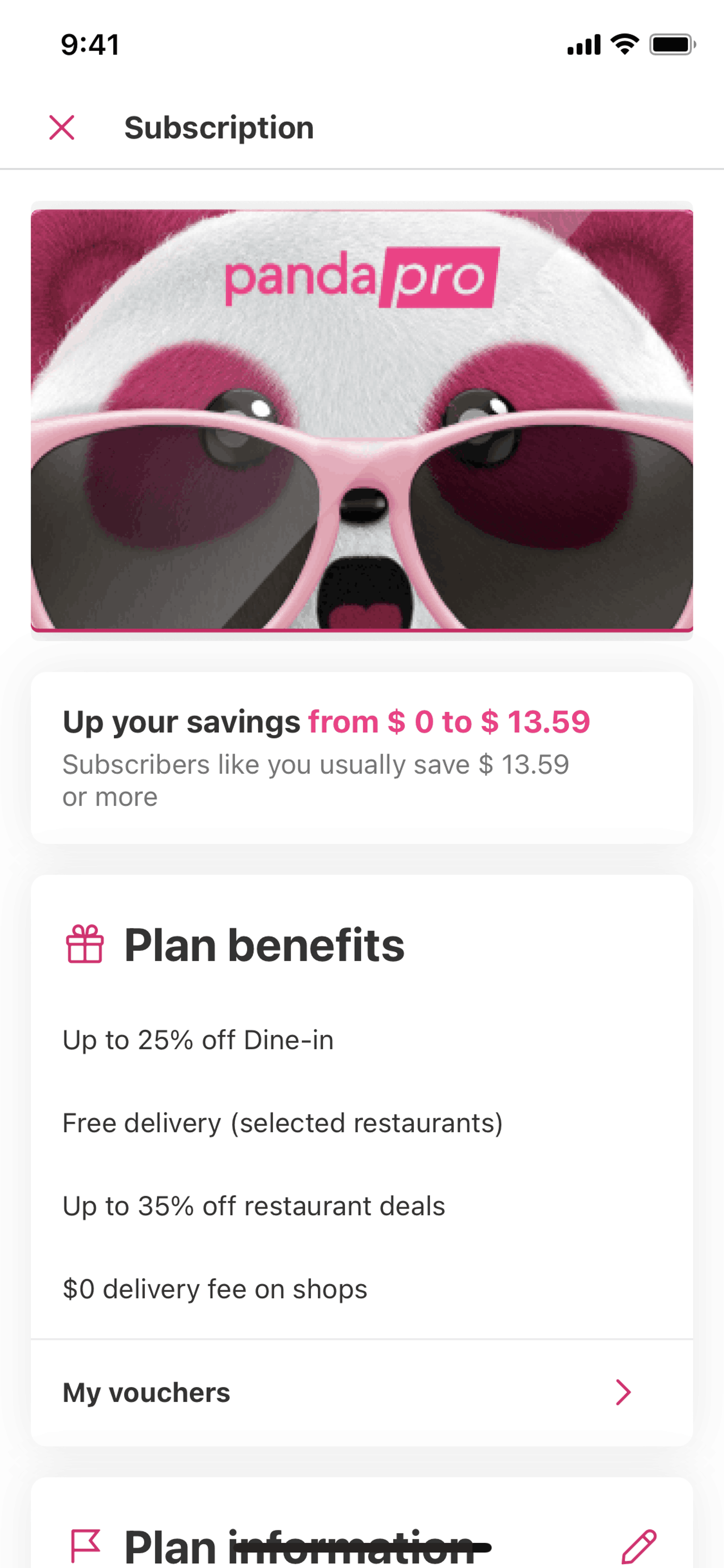 foodpanda iOS Food & Drink interface screenshot 18