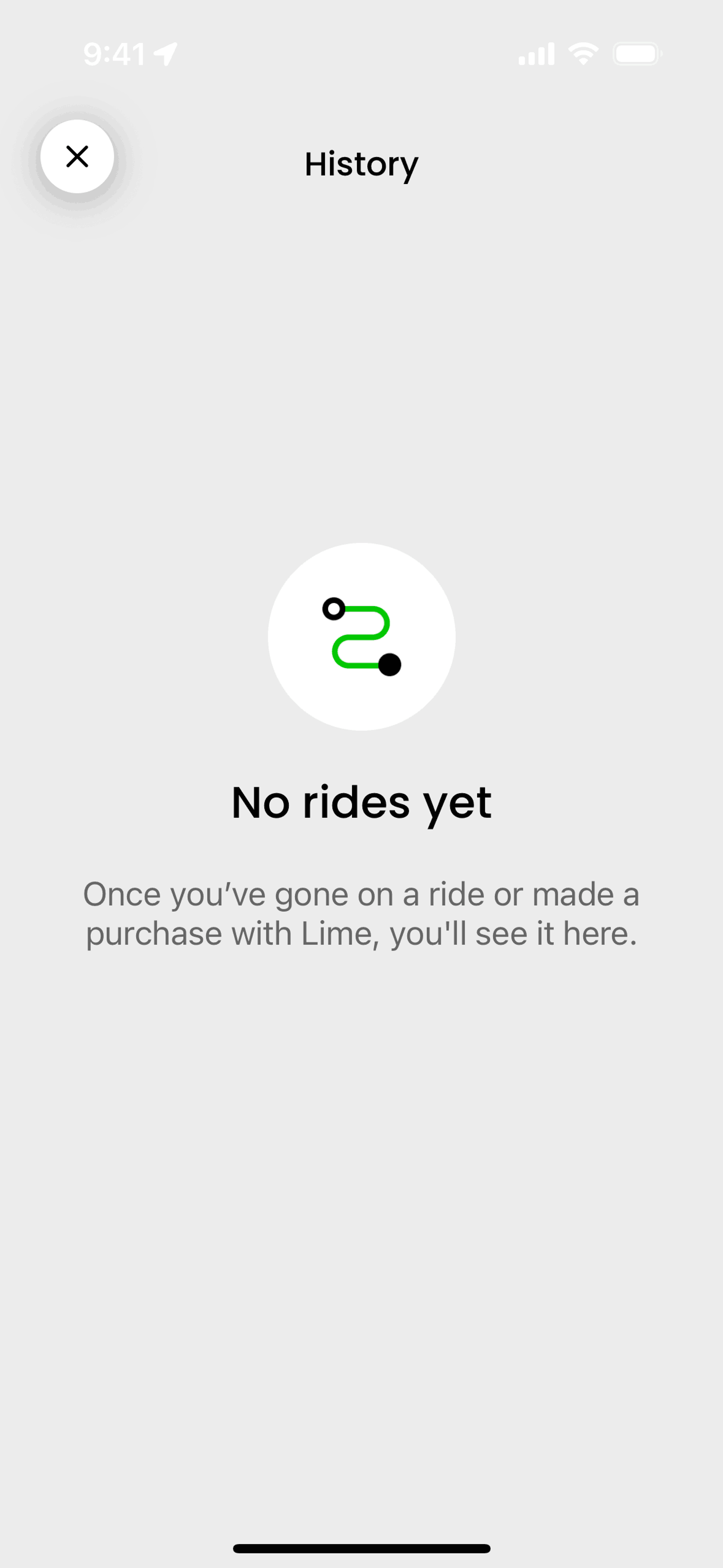 Lime iOS Travel & Transportation interface screenshot 6